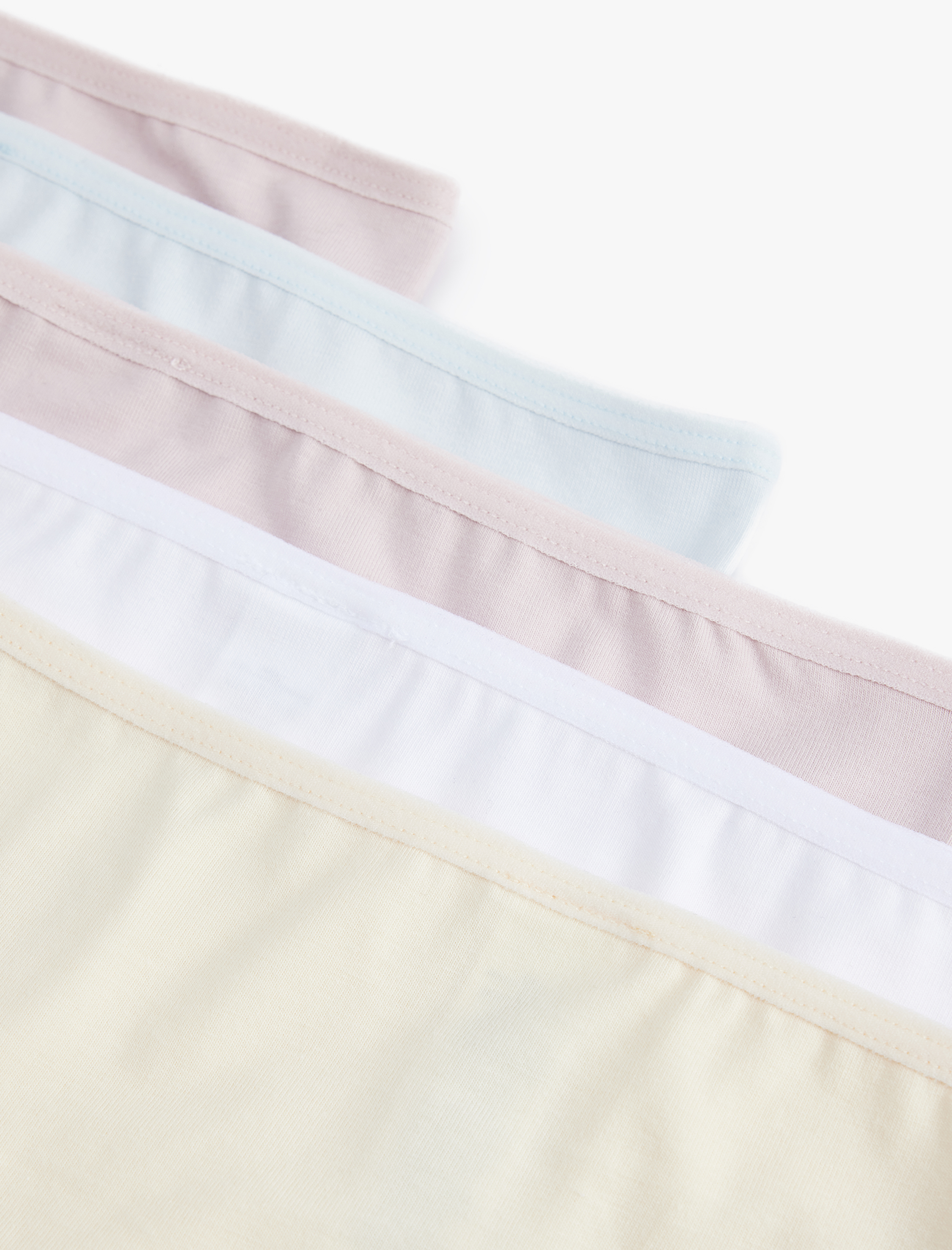   Rahat Kalıp Pamuklu Çok Renkli 5'li Brazilian Külot Seti