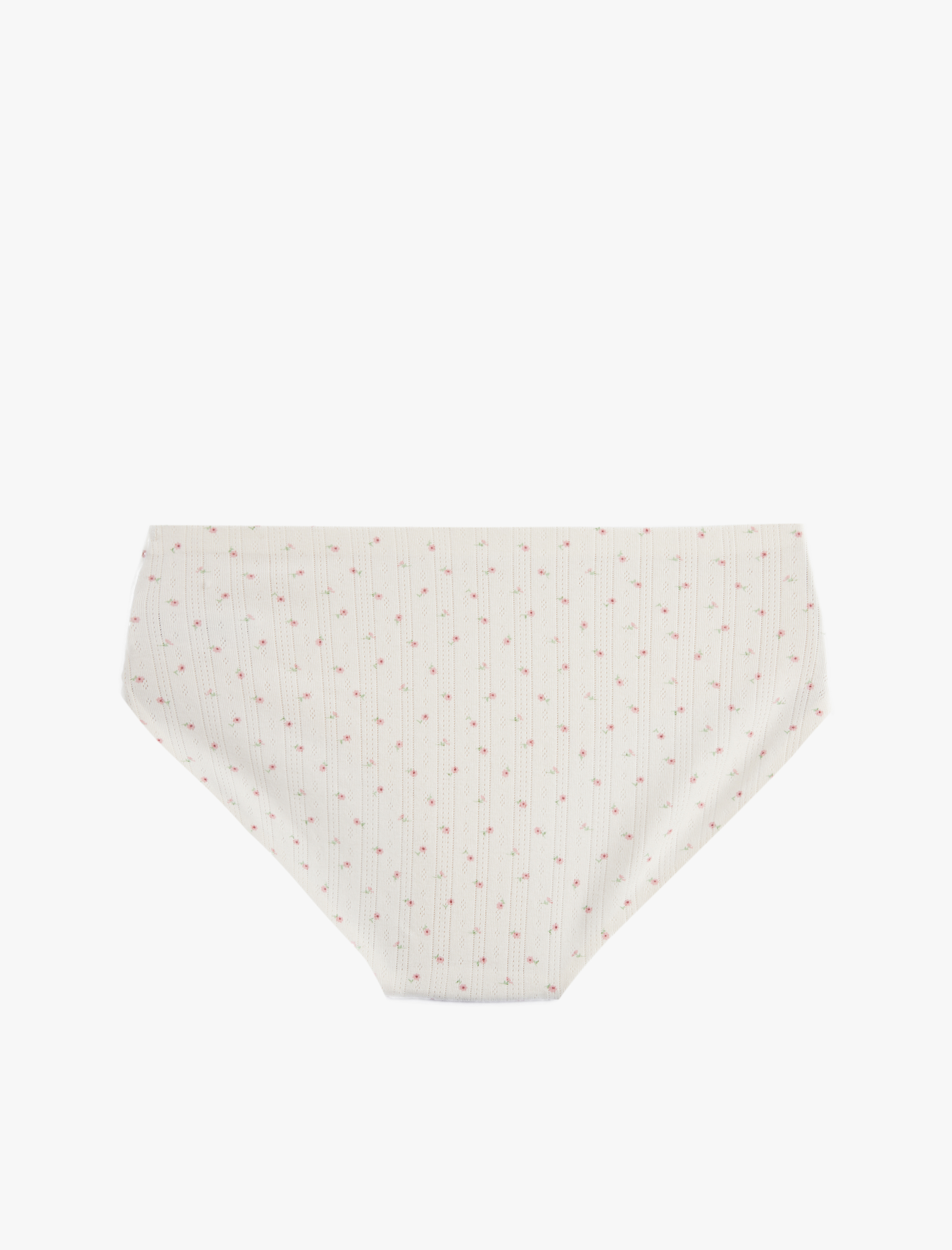   Rahat Kalıp Pamuklu Çiçekli Brief Külot