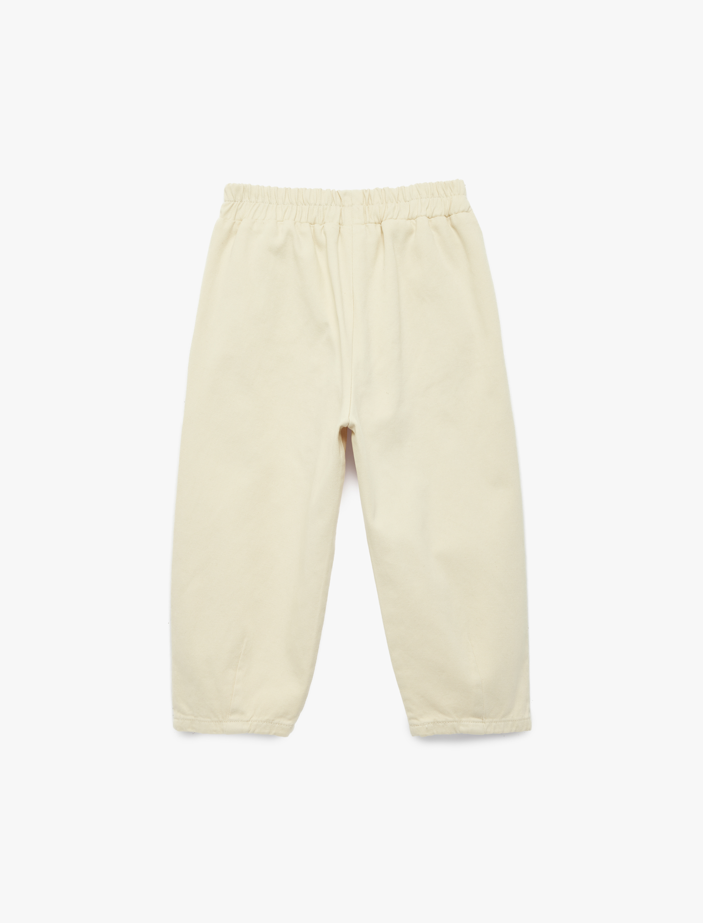  Kız Bebek Pamuklu Bol Kesim Pile Detaylı Balon Form Pantolon