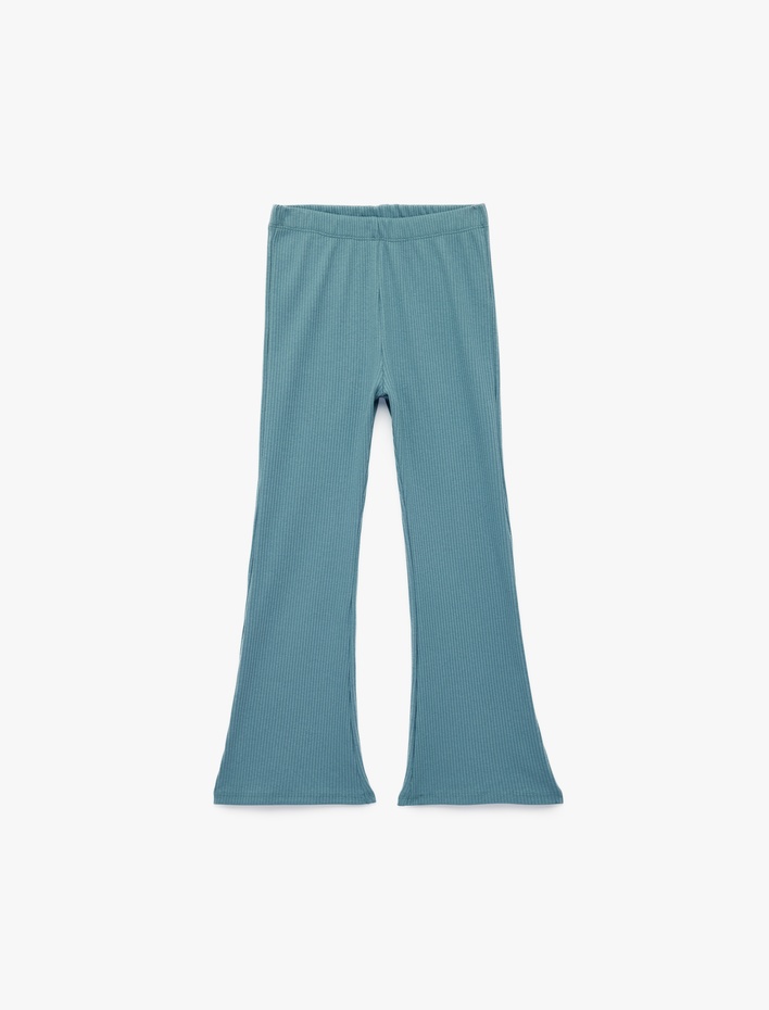 Kız Çocuk Beli Lastikli Kaşkorse İspanyol Paça Tayt