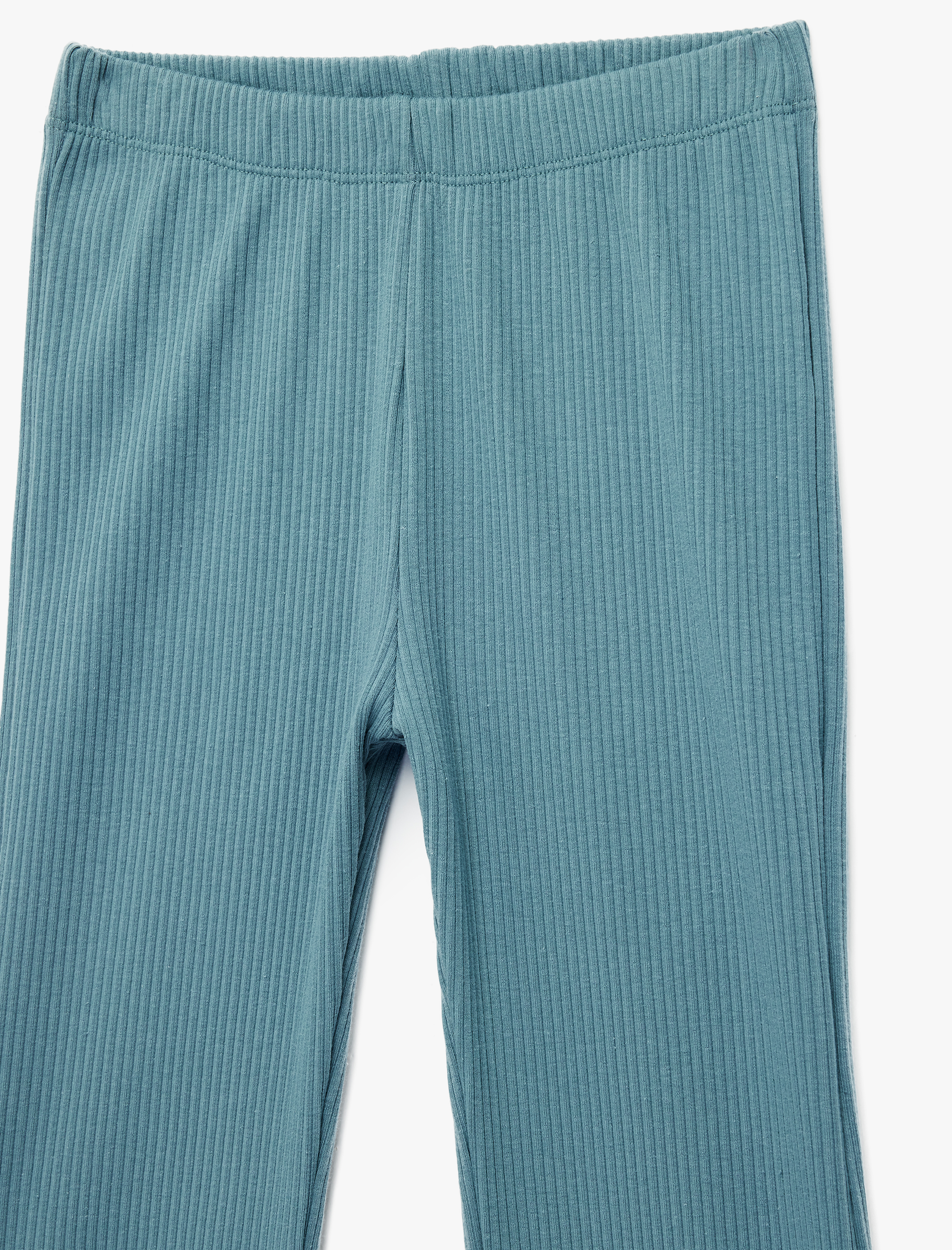  Kız Çocuk Beli Lastikli Kaşkorse İspanyol Paça Tayt