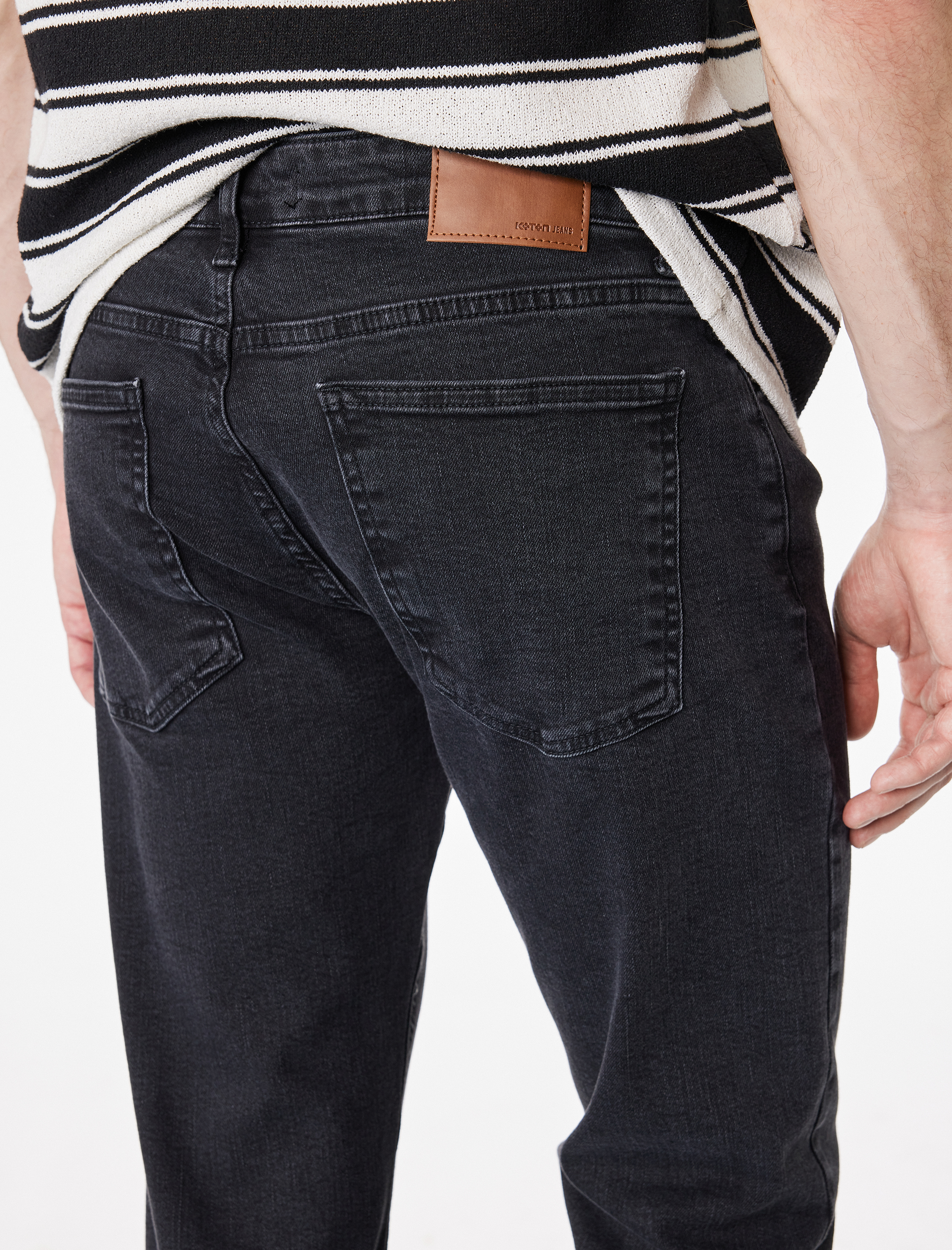   Pamuklu Normal Bel Straight Fit Jean Pantolon - Mark Jean