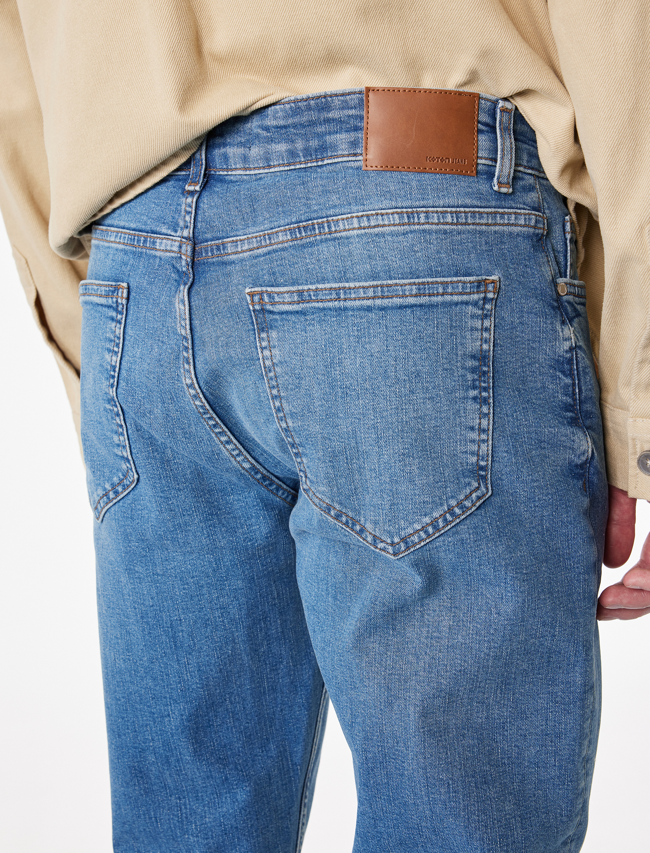   Normal Bel Pamuklu Slim Fit Jean Pantolon - Brad Jean