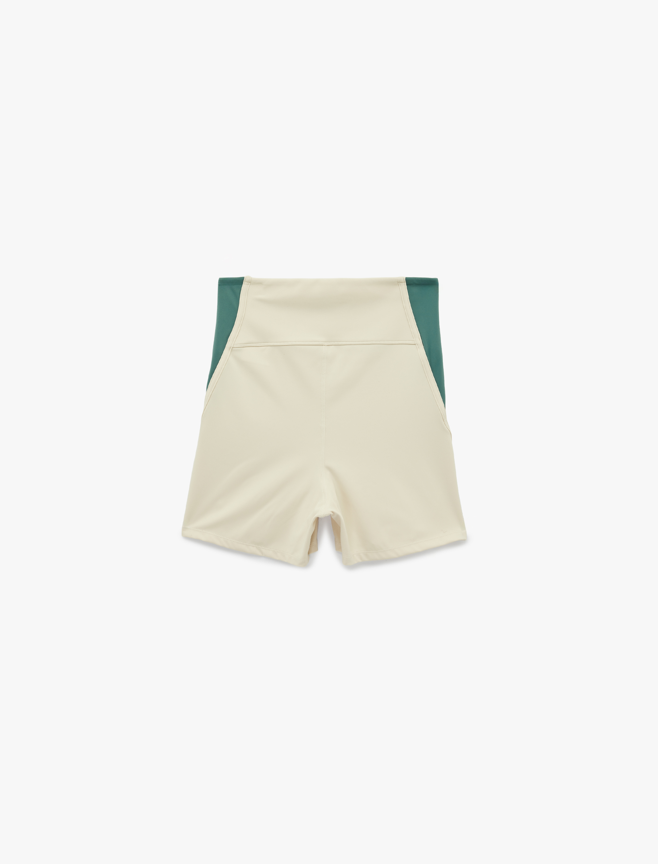   Yüksek Bel İnterlok Kumaş Slim Fit Spor Biker Tayt