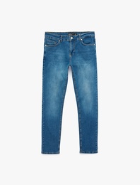 Normal Bel Slim Fit Jean Pantolon - Brad Jean