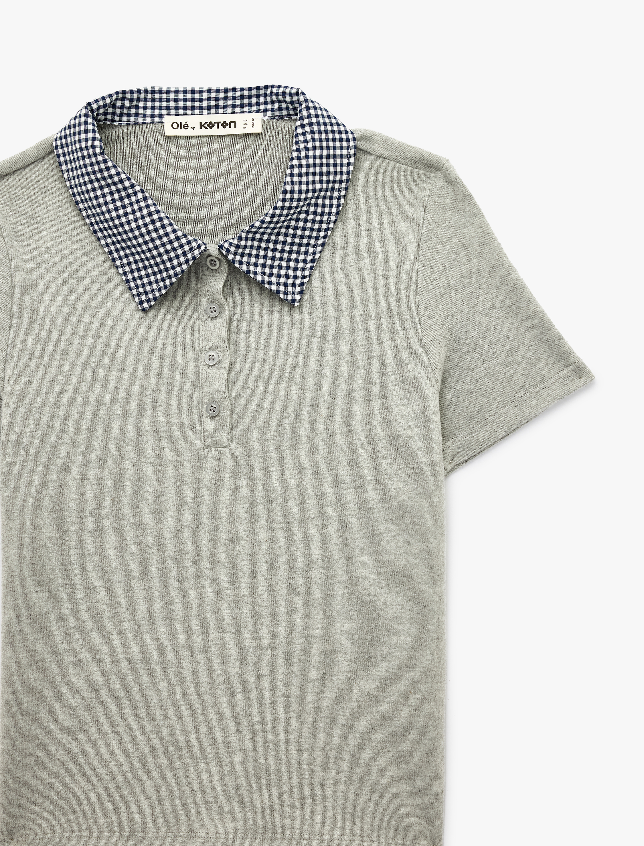   Viskon Karışımlı Slim Fit Kısa Kollu Polo Yaka Tişört