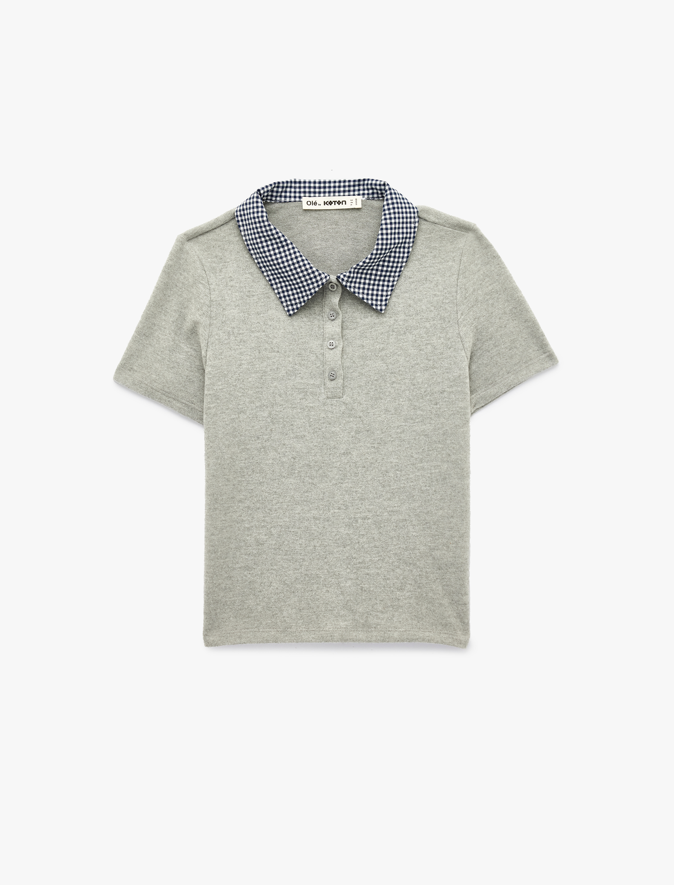   Viskon Karışımlı Slim Fit Kısa Kollu Polo Yaka Tişört