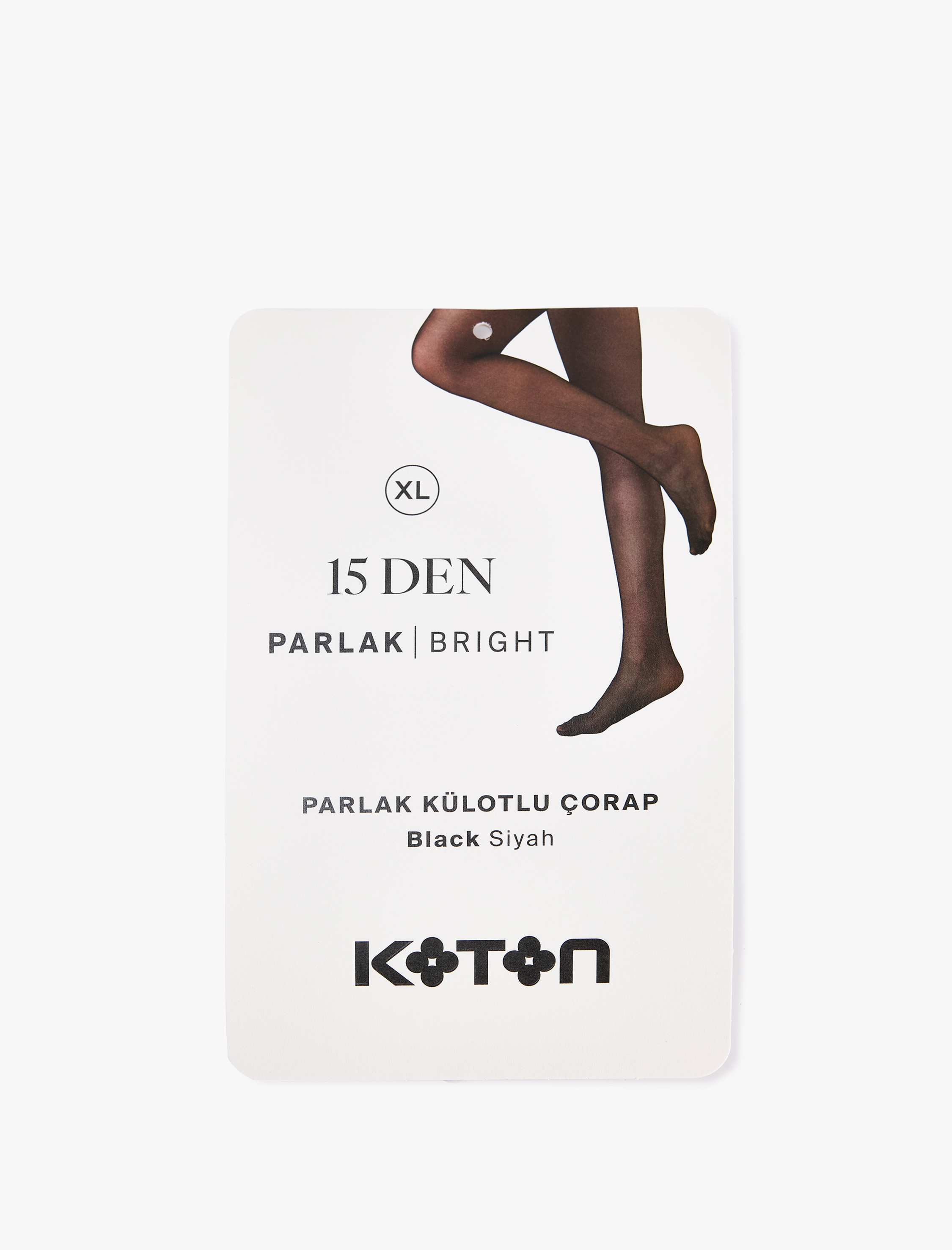  Kadın 15 Den Parlak Külotlu Çorap