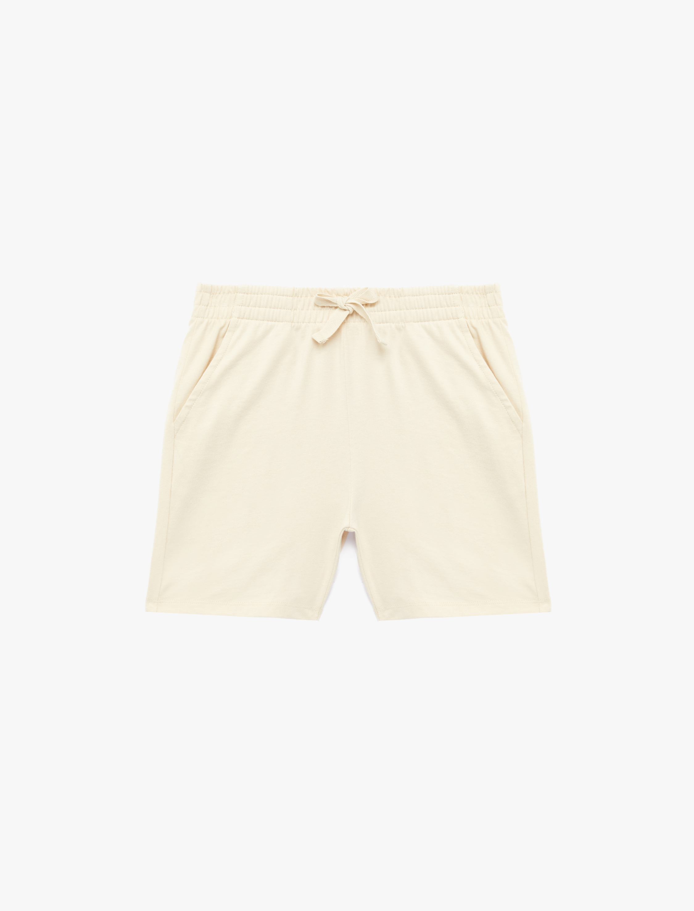  Erkek Çocuk Pamuklu Cepli Beli Lastikli Basic Şort