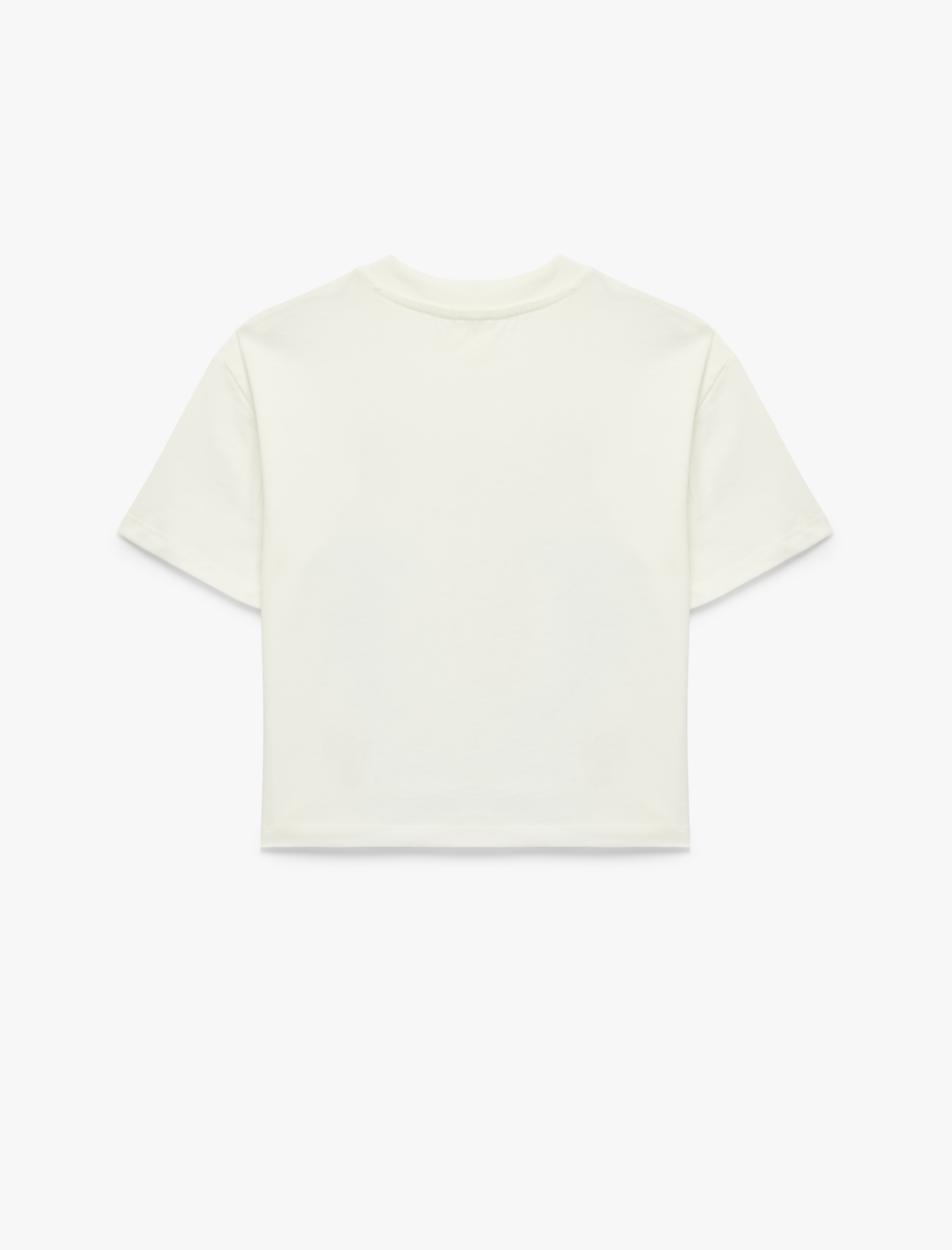  Kız Çocuk Pullu Payetli Kısa Kollu Bisiklet Yaka Pamuklu Tişört