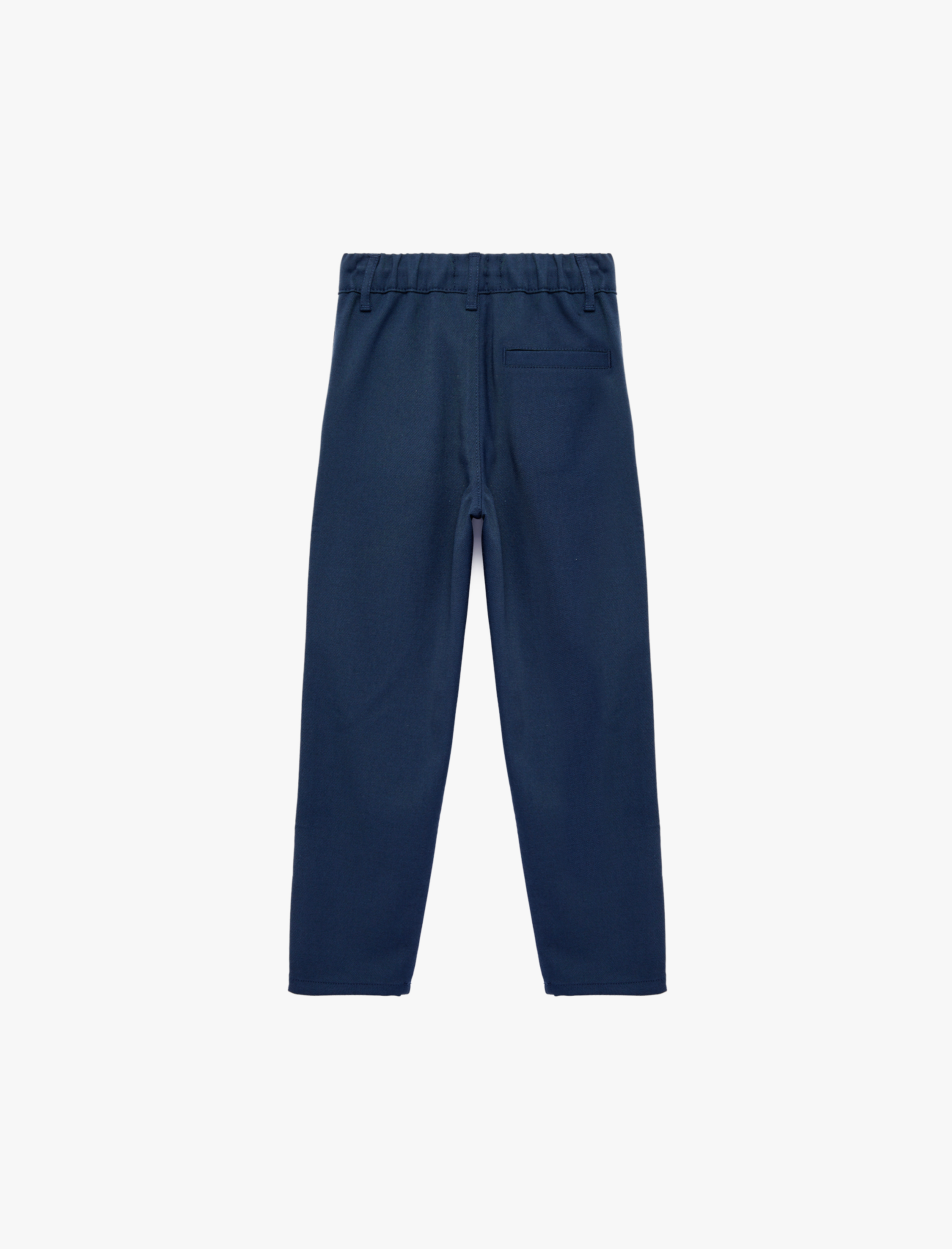  Erkek Çocuk Beli Lastikli Viskon Karışımlı Cep Detaylı Basic Pantolon