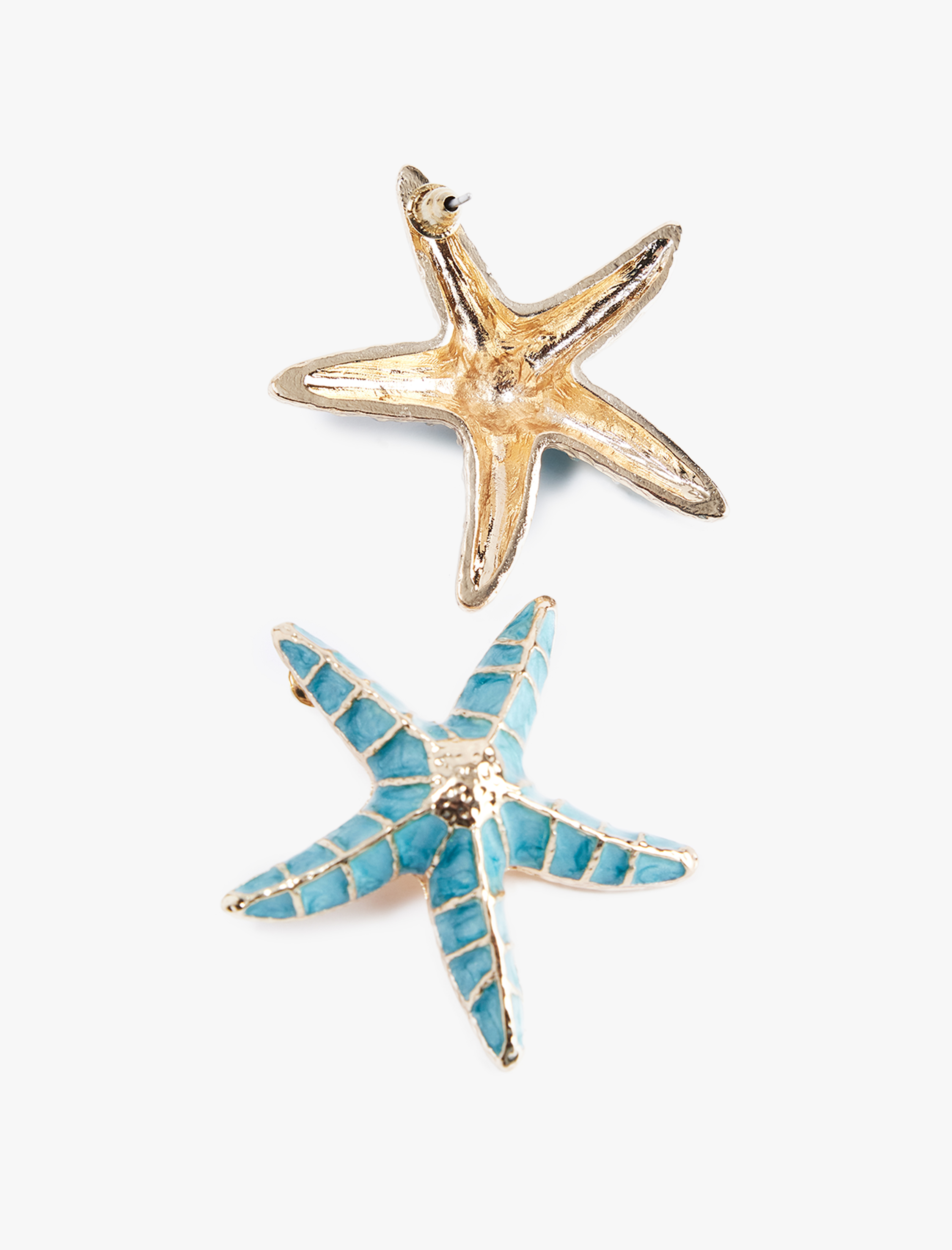  Kadın Büyük Boy Deniz Yıldızı Küpe