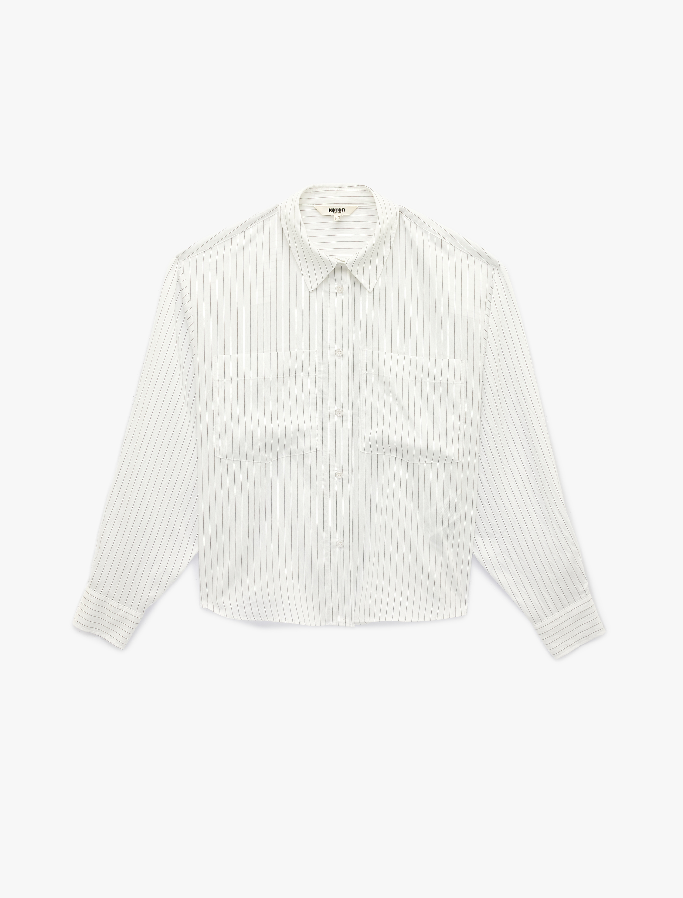   Modal Klasik Yaka Düğmeli Uzun Kollu Gömlek