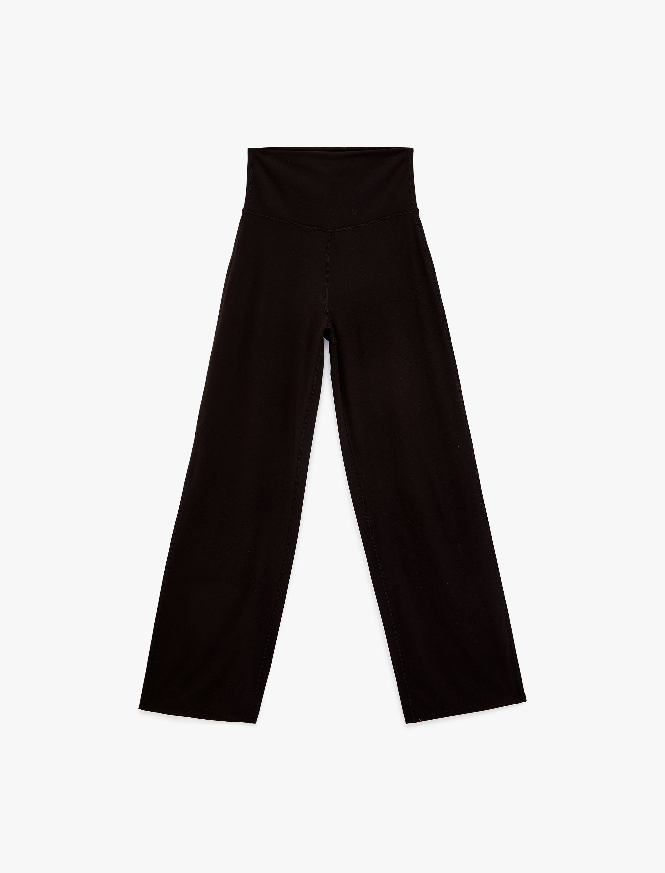   Yüksek Bel Slim Fit İspanyol Paça Spor Tayt