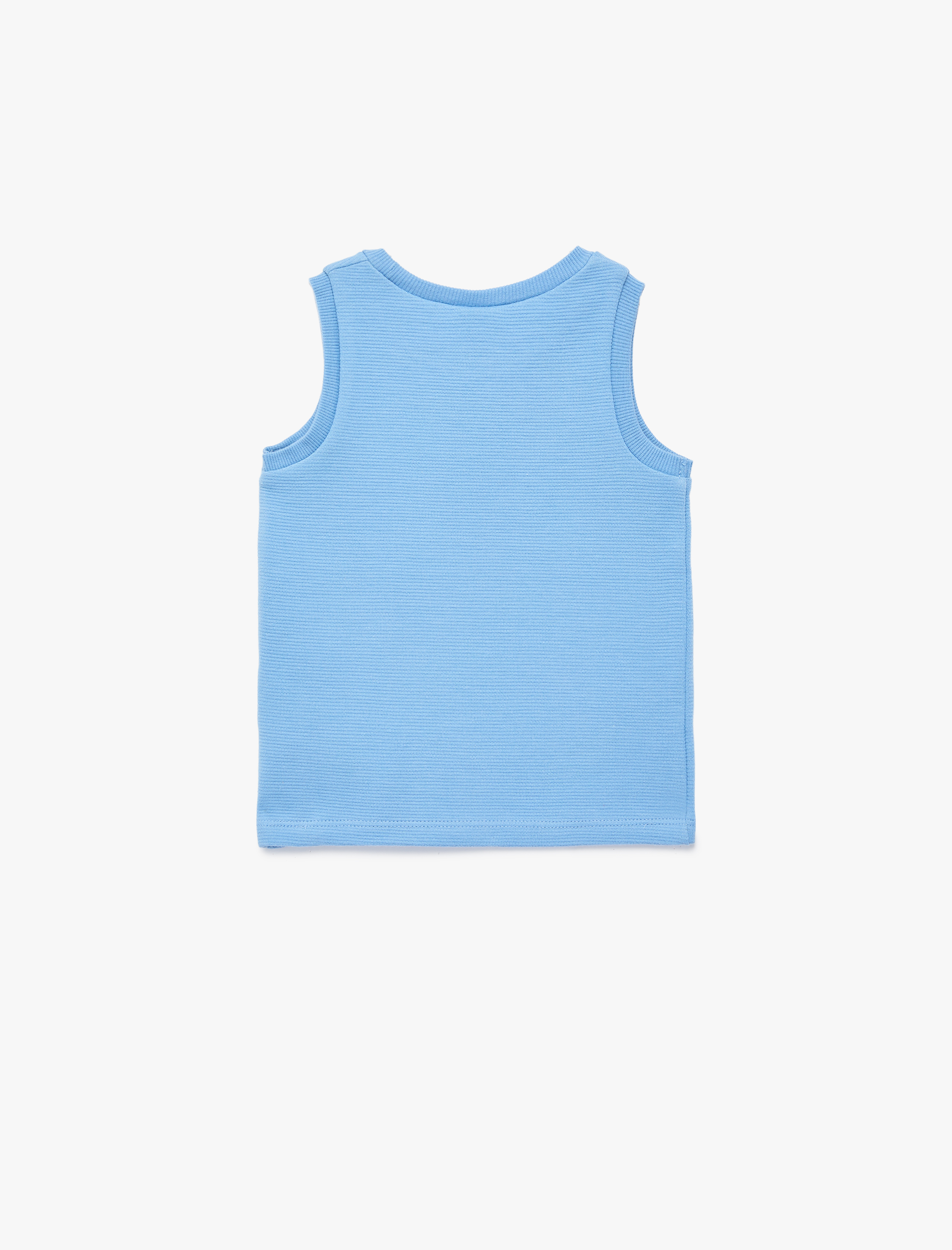  Erkek Bebek Pamuklu Kolsuz Bisiklet Yaka Basic Atlet