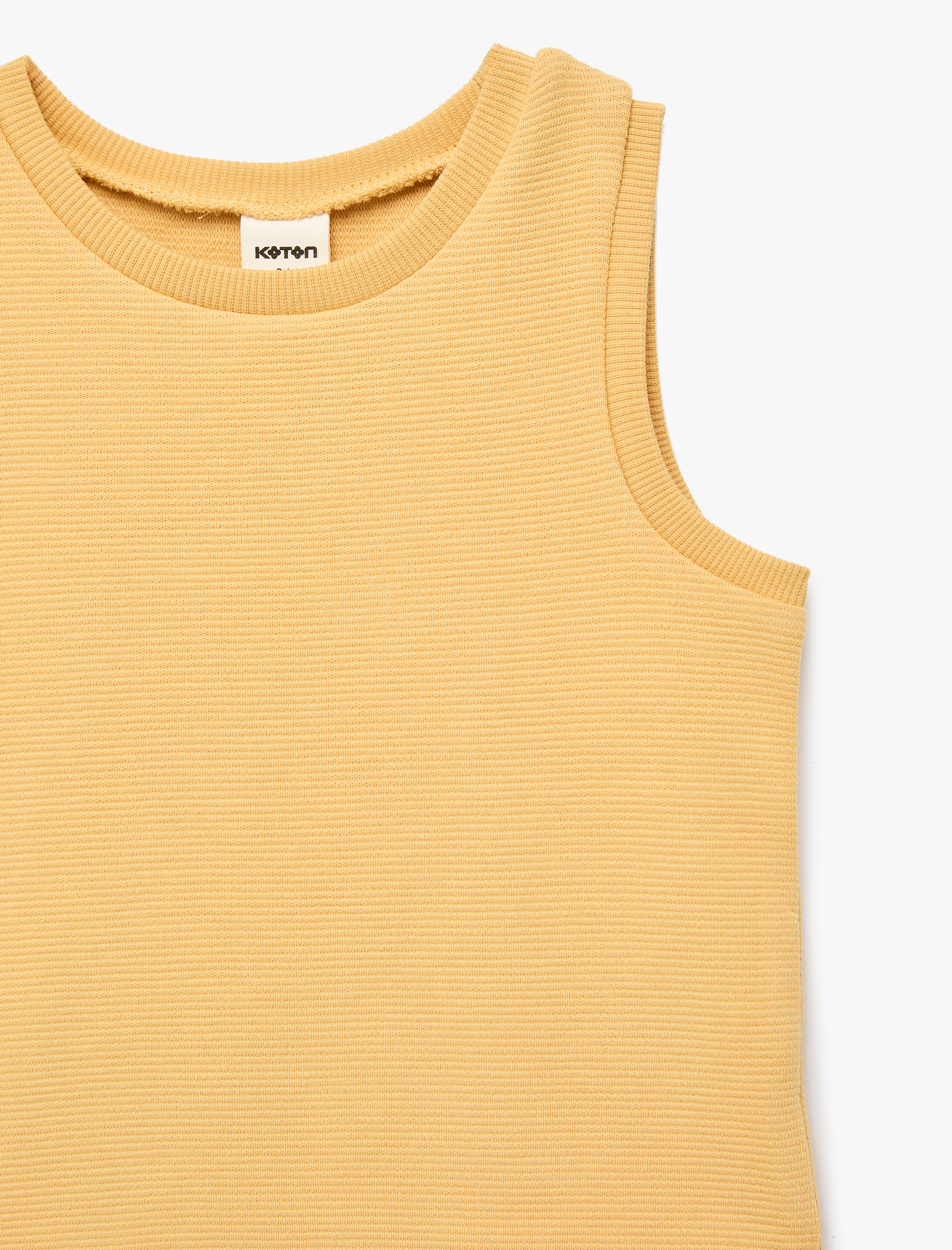  Erkek Bebek Pamuklu Kolsuz Bisiklet Yaka Basic Atlet