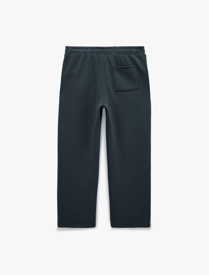  Şardonlu Cepli Rahat Kalıp Beli Bağcıklı Eşofman Altı