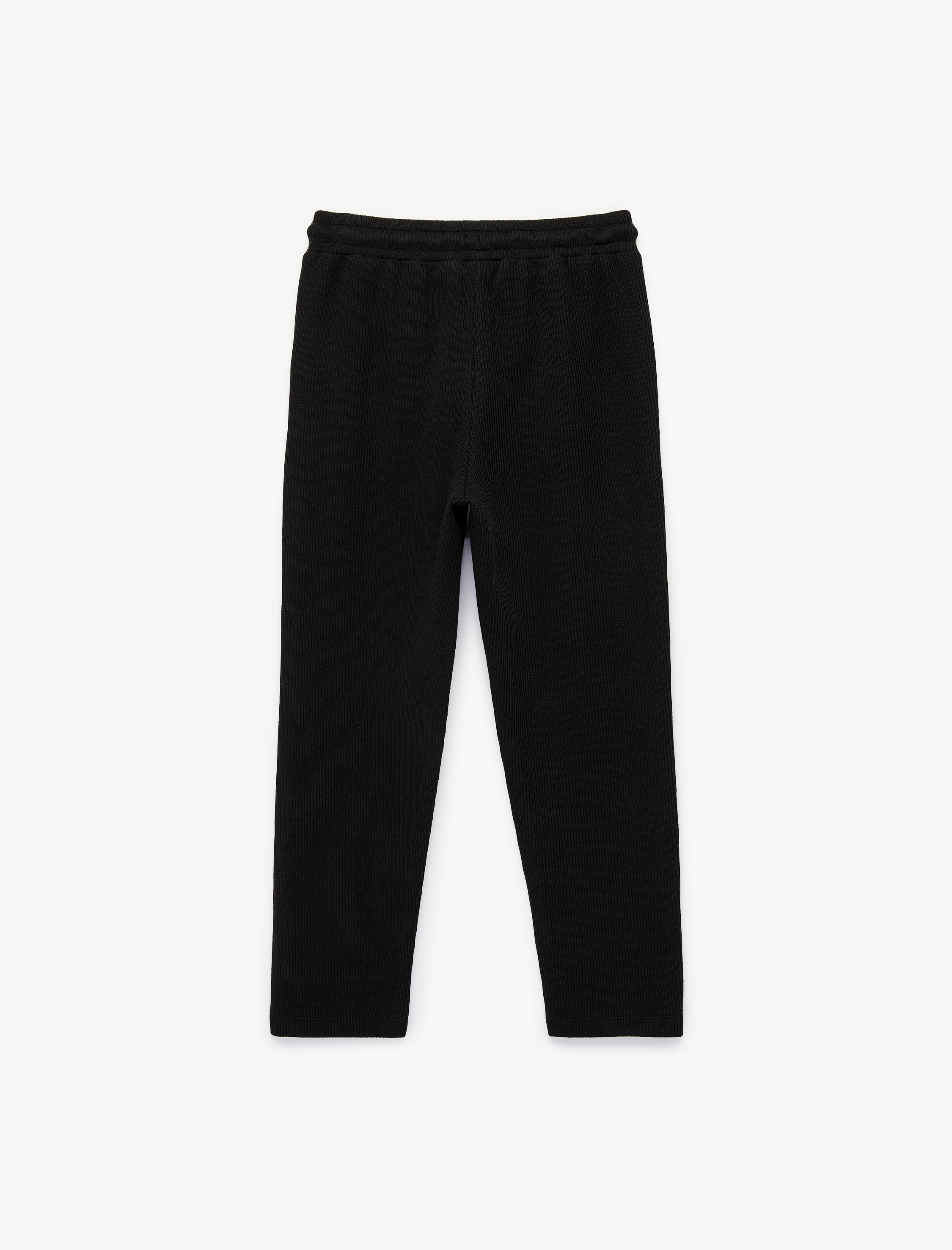  Erkek Çocuk Beli Lastikli Pamuklu Basic Eşofman Altı