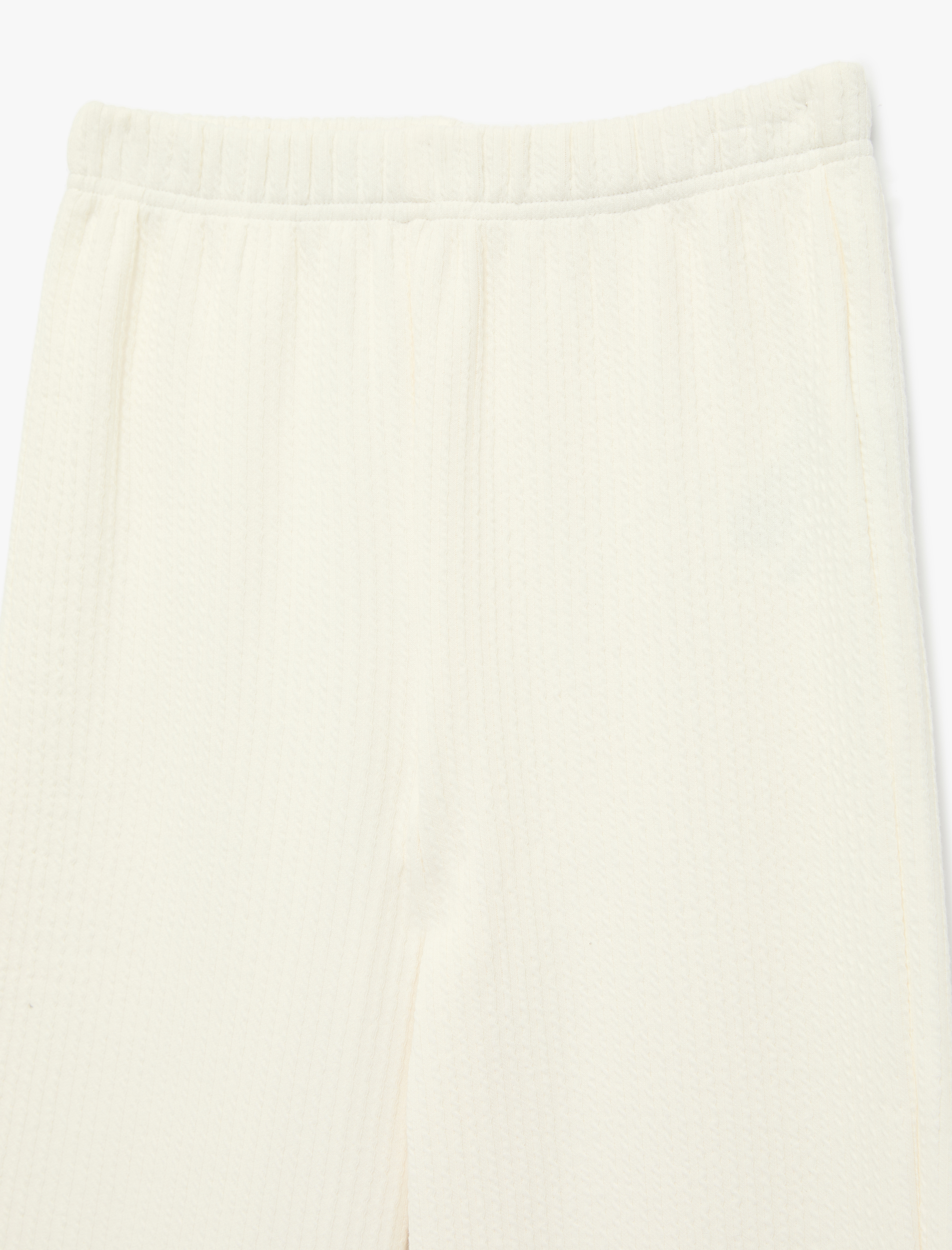  Kız Çocuk Beli Lastikli Normal Paça Pamuklu Basic Pantolon