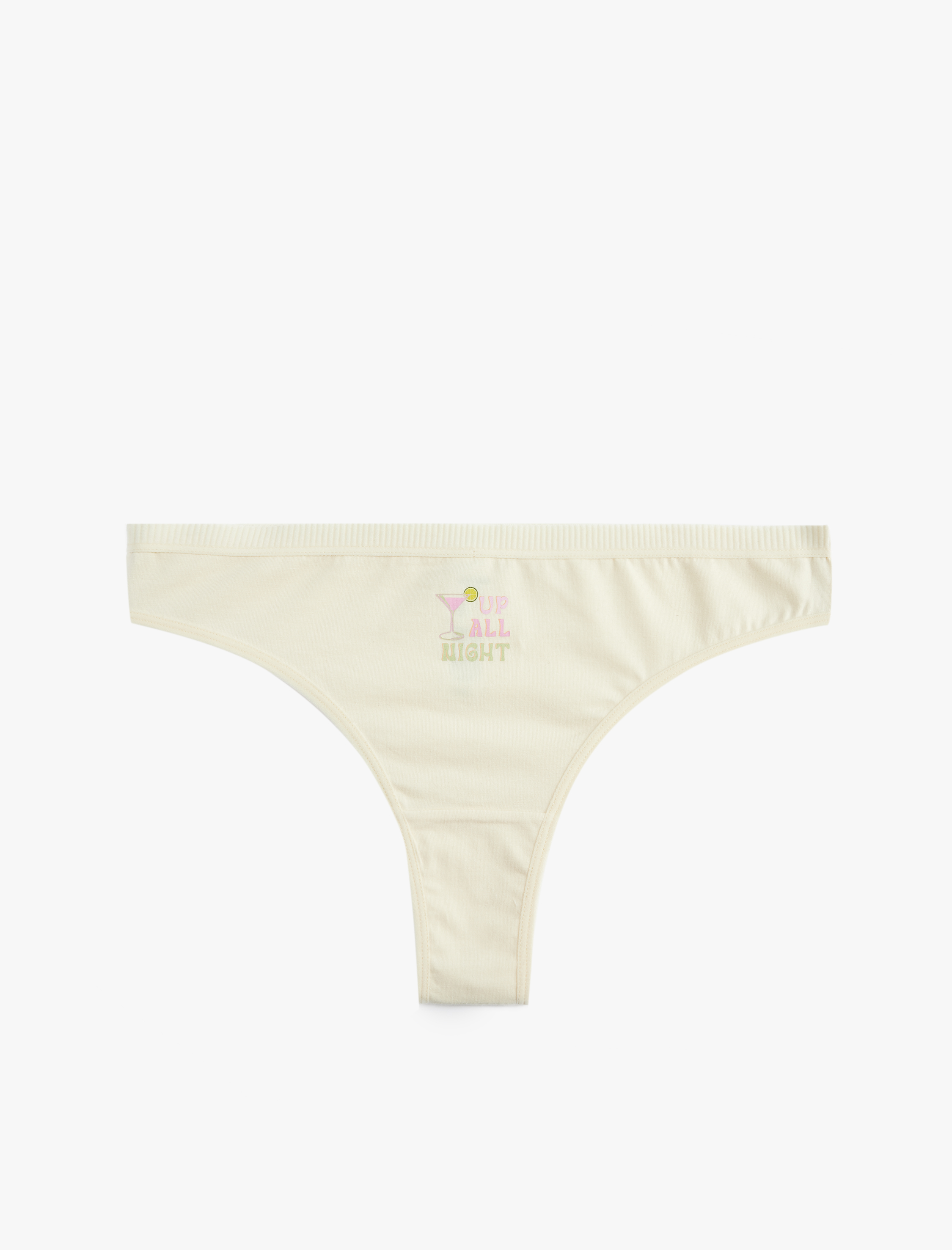   Pamuklu Baskılı Brazilian Külot