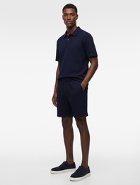 Pamuklu Cepli Bermuda Beli Bağcıklı Şort