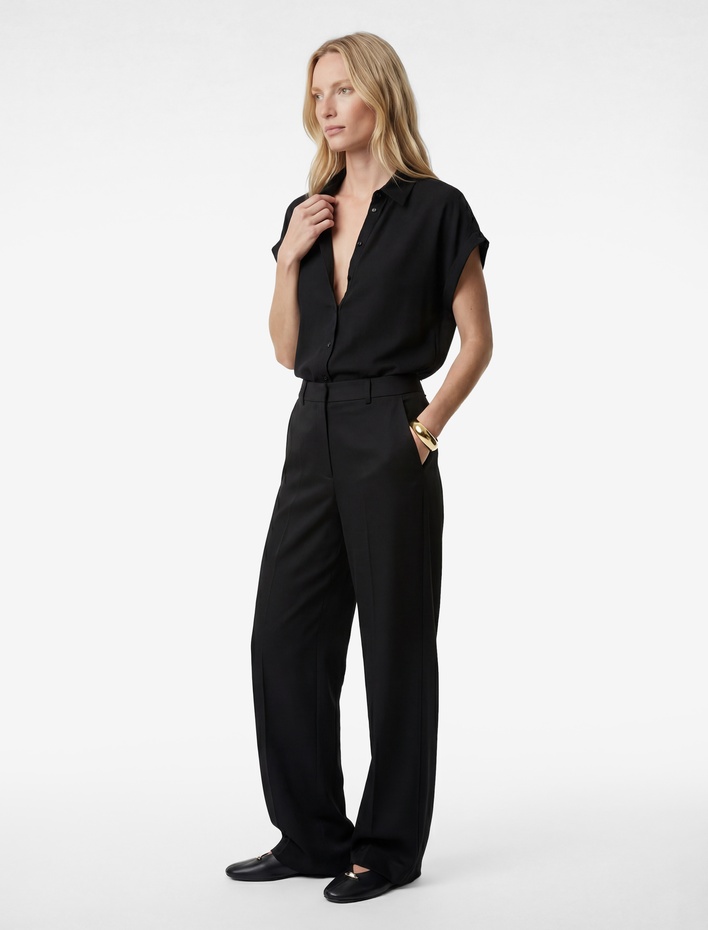  Regular Fit Kısa Kollu Klasik Yaka Gömlek