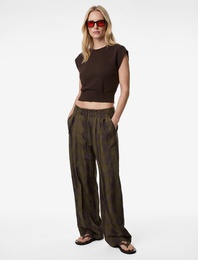 Regular Fit Bisiklet Yaka Kolsuz Tişört