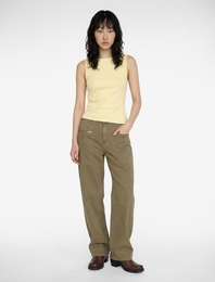 Slim Fit Asimetrik Kesim Kolsuz Kayık Yaka Bluz