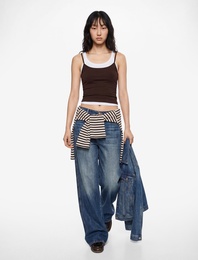 U Yaka Kolsuz Slim Fit Basic Atlet