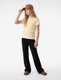 Dar Kalıp İspanyol Paça Tayt