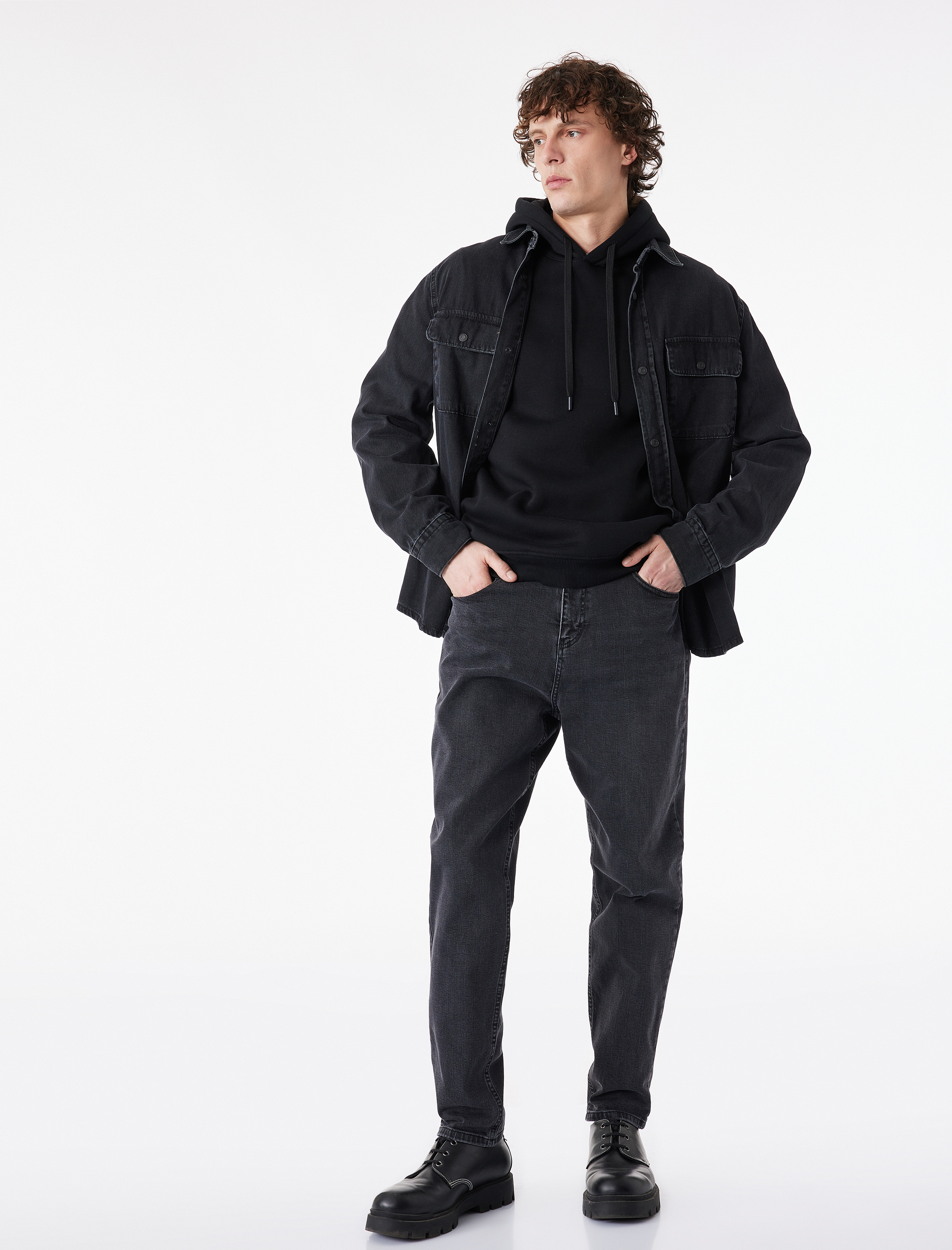   Normal Bel Pamuklu Tapered Fit Jean Pantolon - Joe Jean