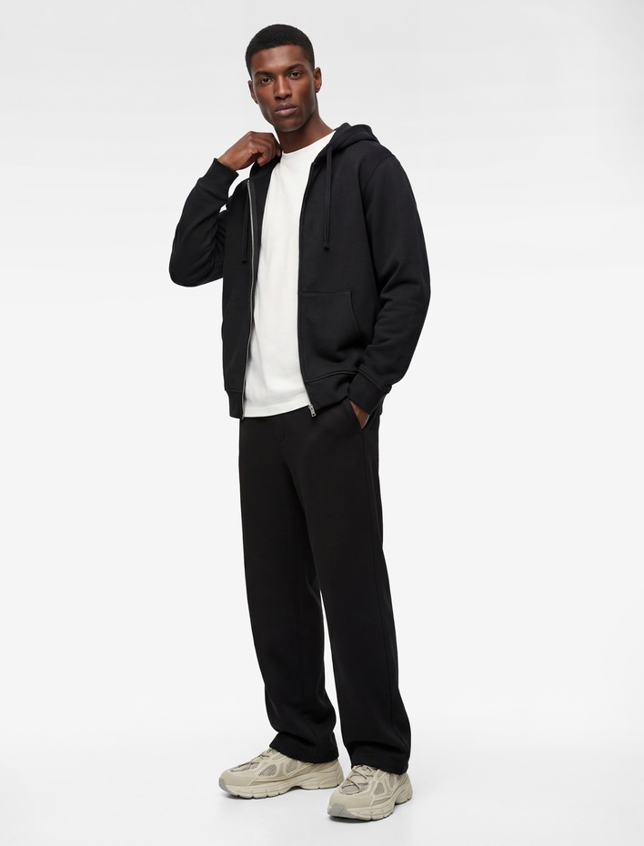  Şardonlu Cepli Rahat Kalıp Beli Bağcıklı Eşofman Altı