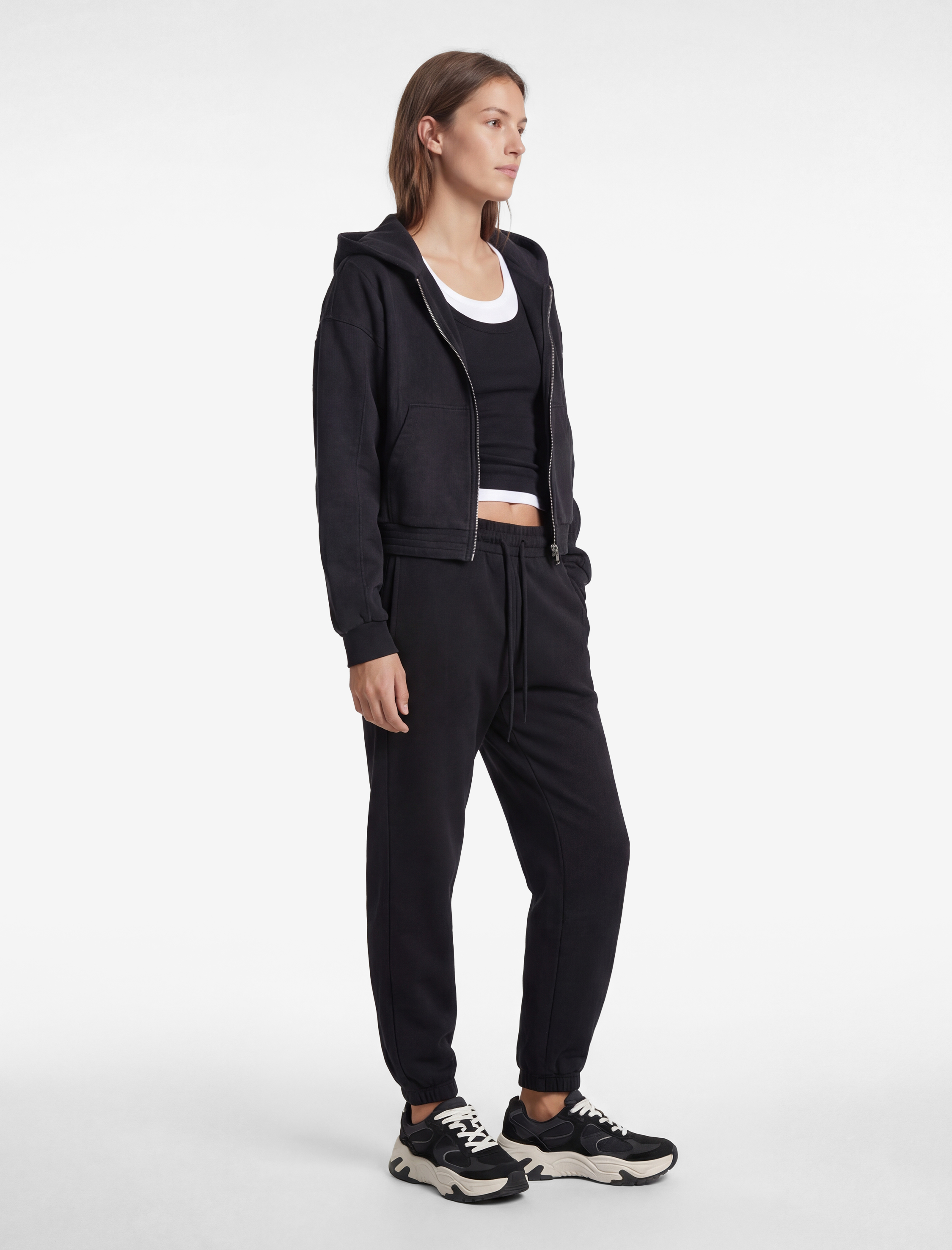   Rahat Kalıp Beli Bağcıklı Cepli Jogger Eşofman Altı