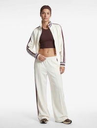 Dik Yaka Uzun Kollu Grogren Detaylı Fermuarlı Spor Sweatshirt