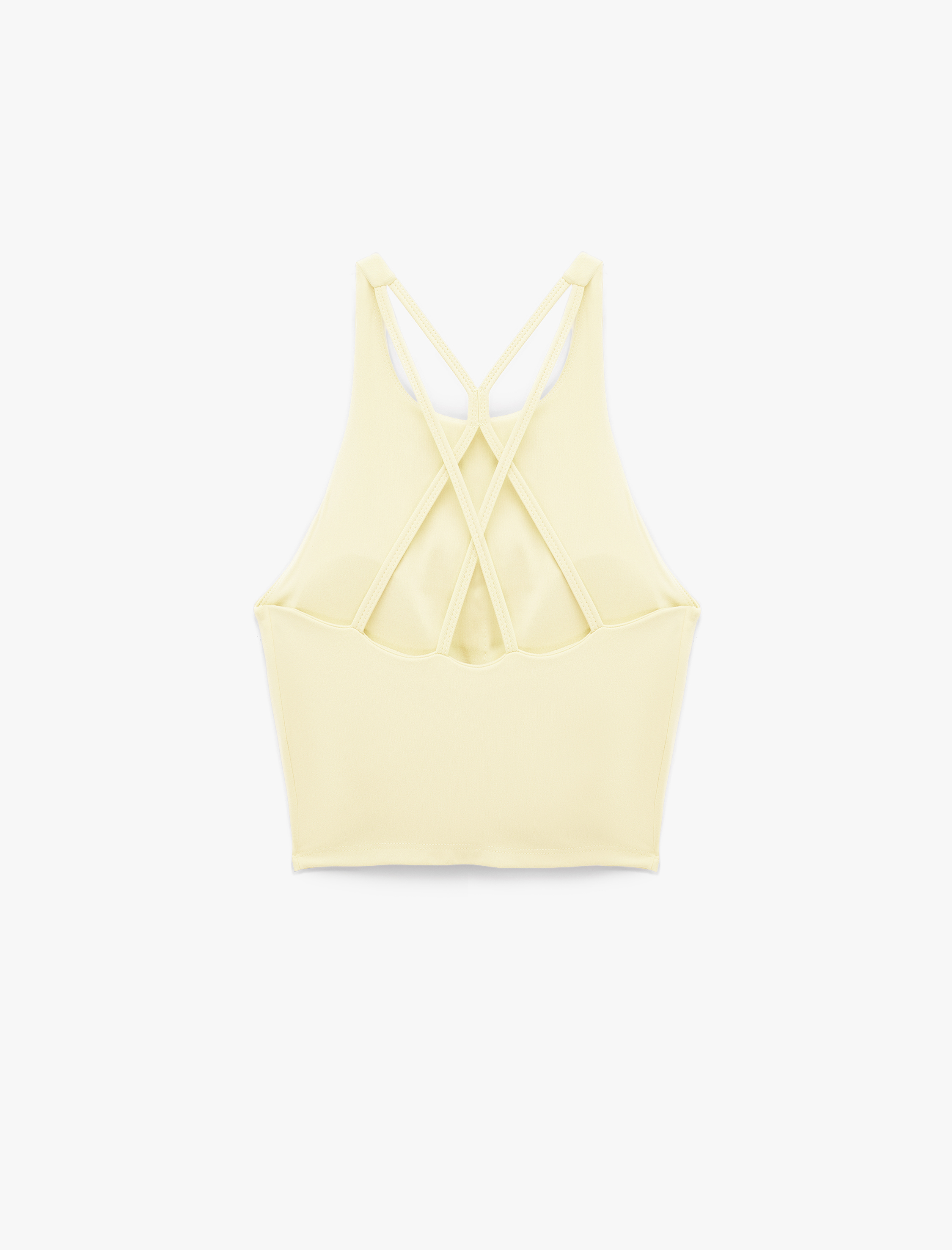   Çapraz Askılı Sırt Detaylı Kaplı Sporcu Sütyeni