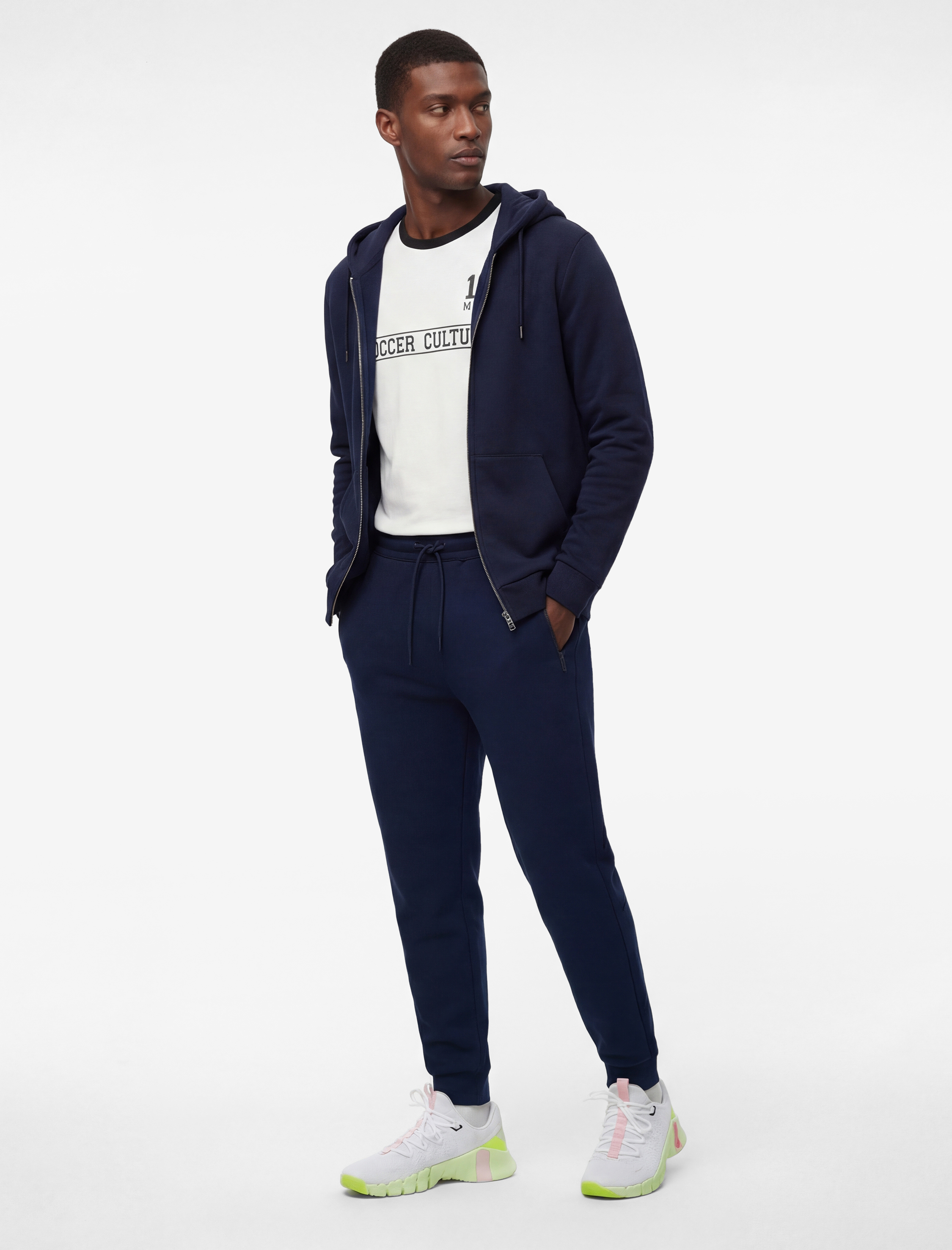   Pamuklu Cepli Beli Bağcıklı Jogger Spor Eşofman Altı