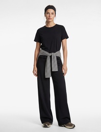 Pamuklu Slim Fit Kısa Kollu Bisiklet Yaka Spor Tişört