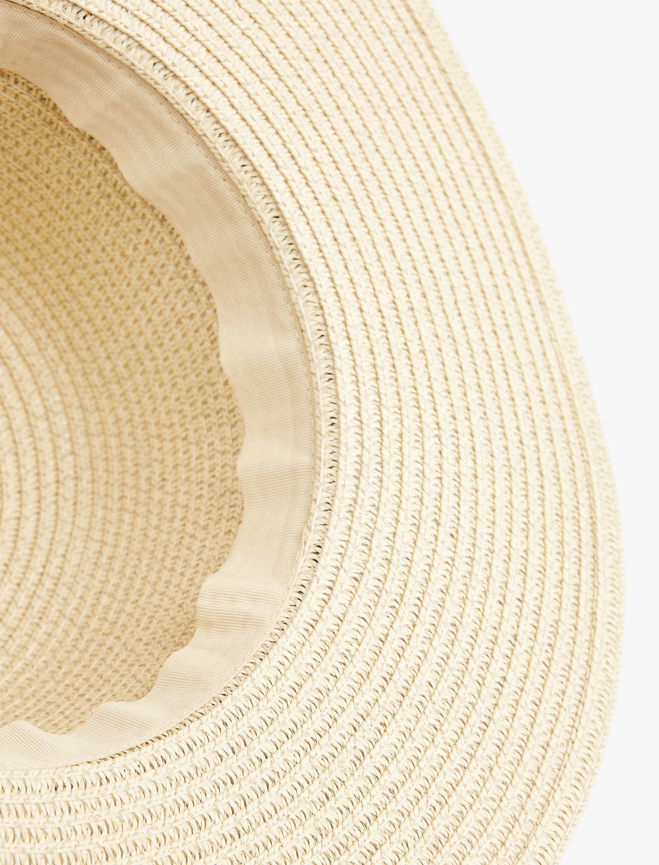  Kadın Bant Detaylı Hasır Şapka