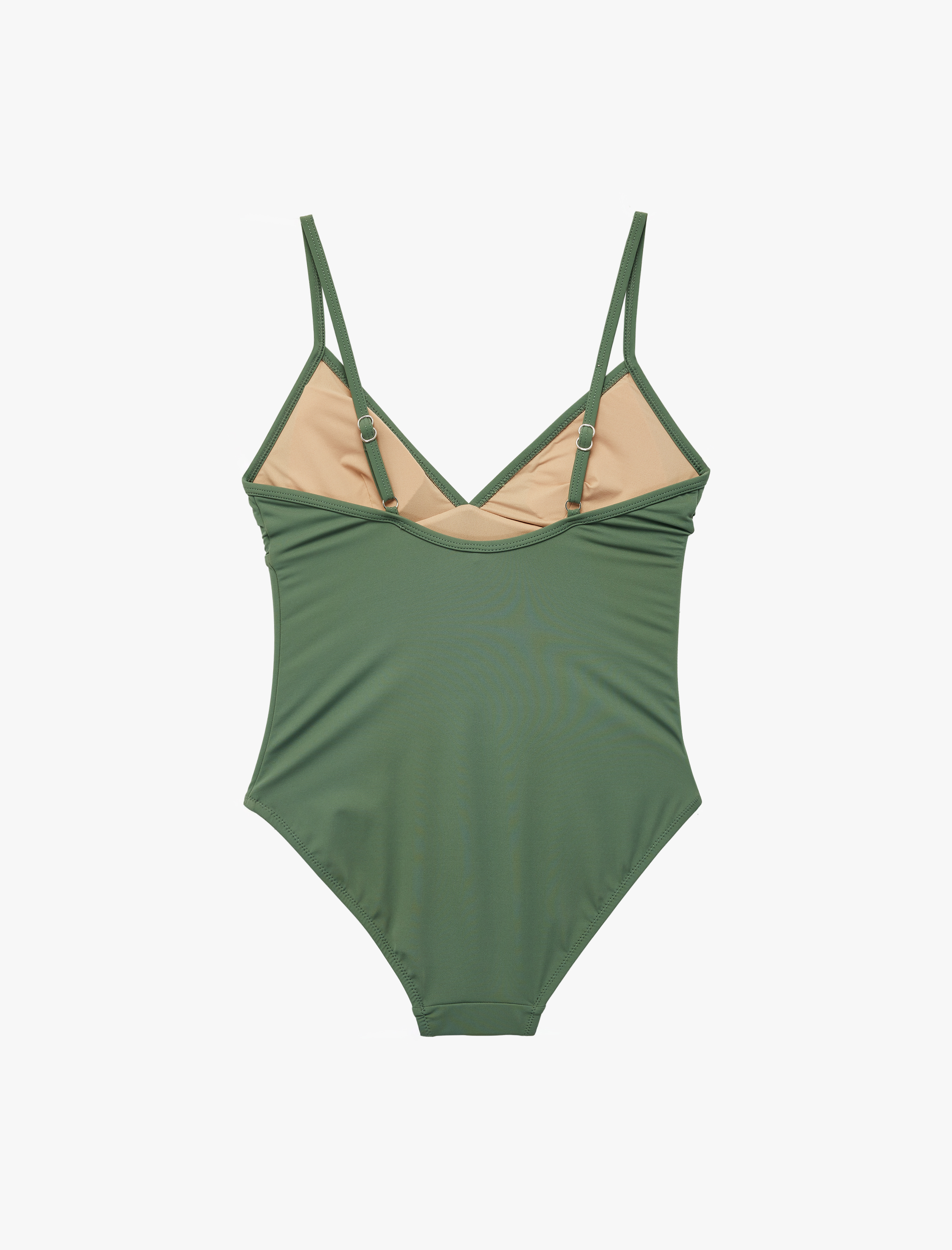   V Yaka İnce Askılı Mayo