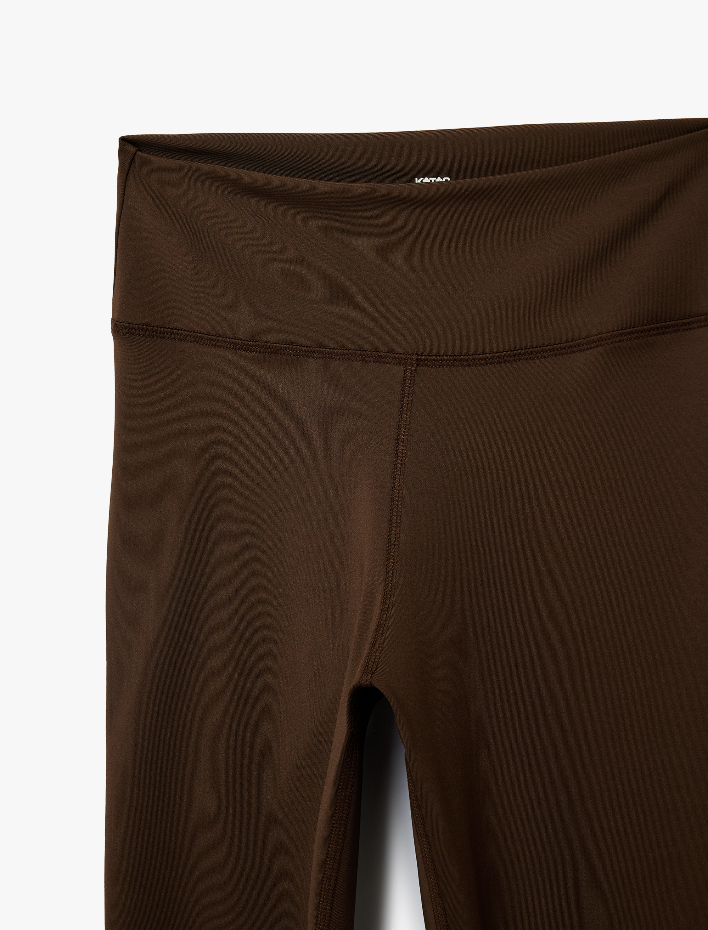   Yüksek Bel Slim Fit İnterlok Spor Tayt