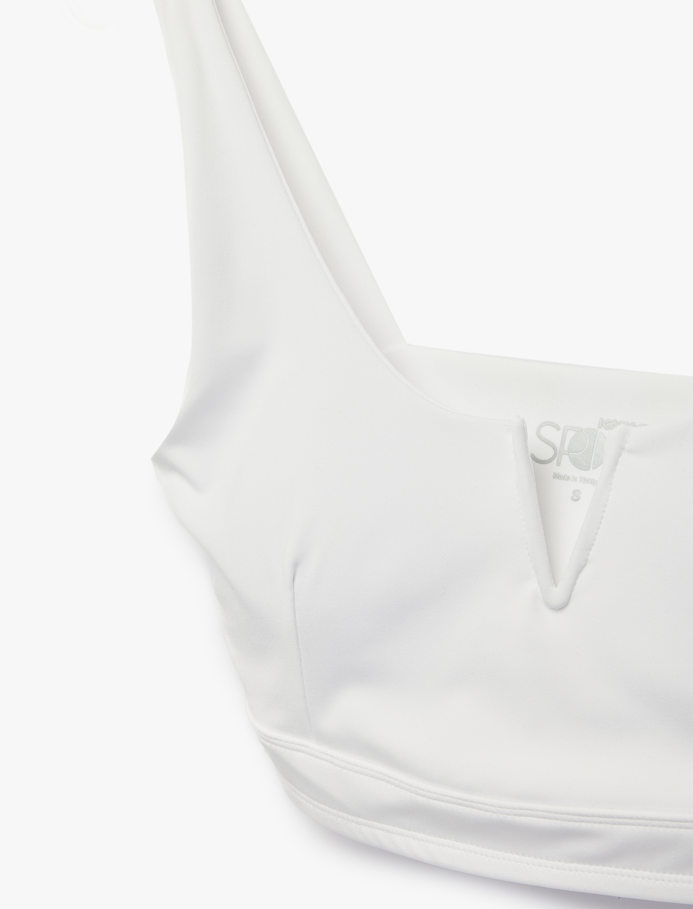   V Yaka Kolsuz Slim Fit Sporcu Sütyeni