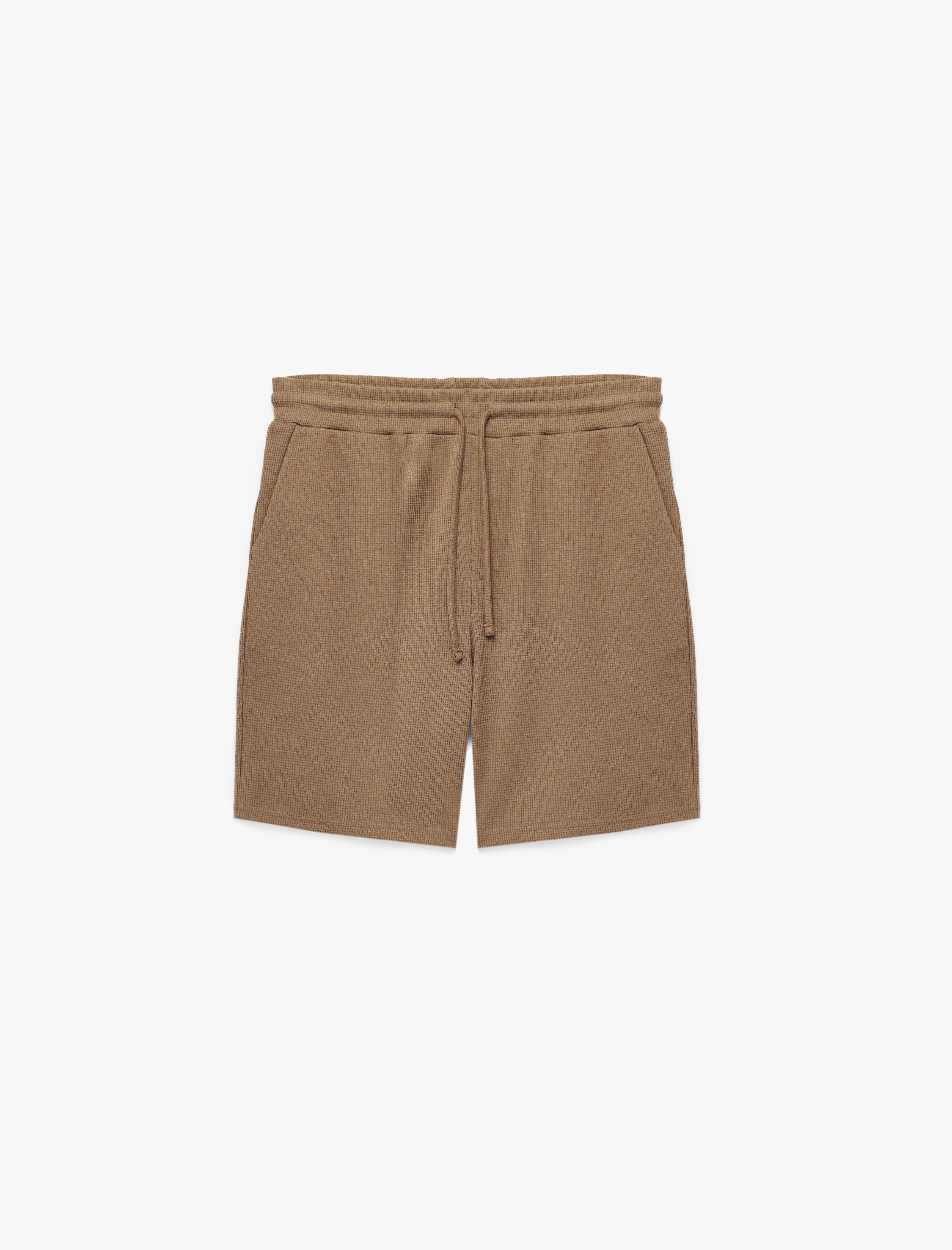   Regular Fit Cepli Bermuda Beli Bağcıklı Şort