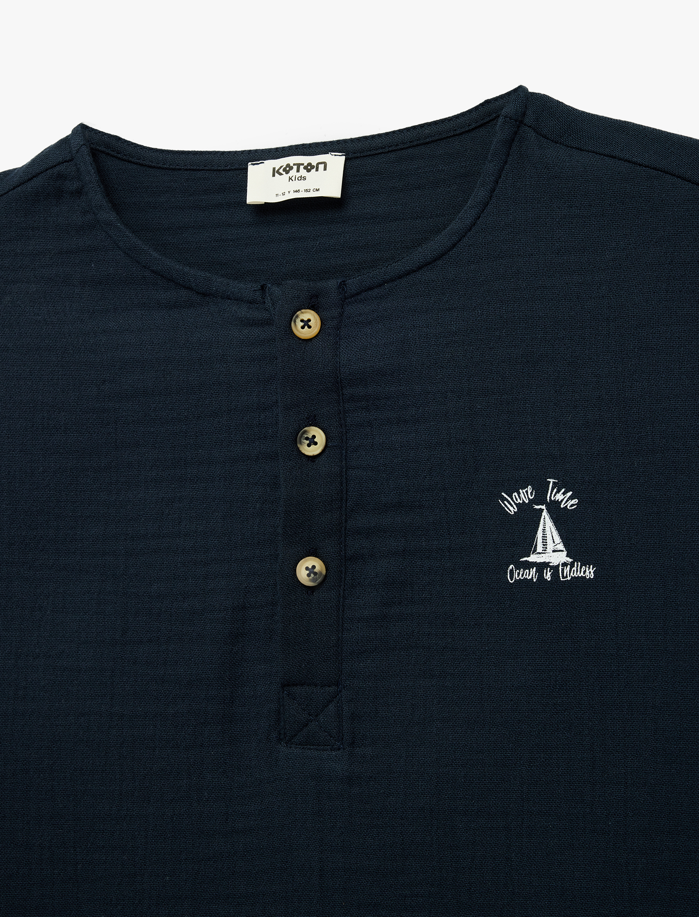  Erkek Çocuk Kısa Kollu Bisiklet Yaka Düğmeli Pamuklu Tişört