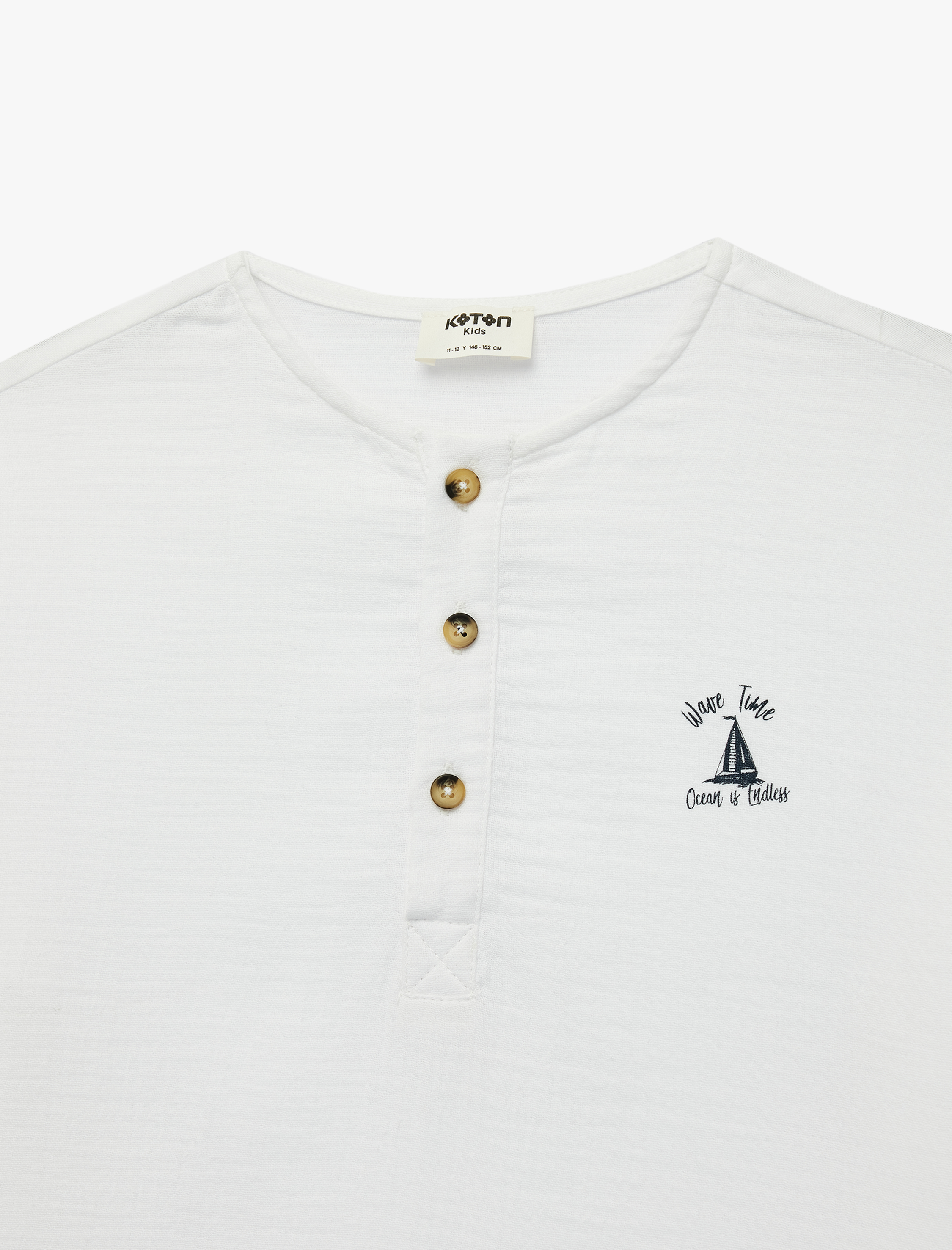  Erkek Çocuk Kısa Kollu Bisiklet Yaka Düğmeli Pamuklu Tişört