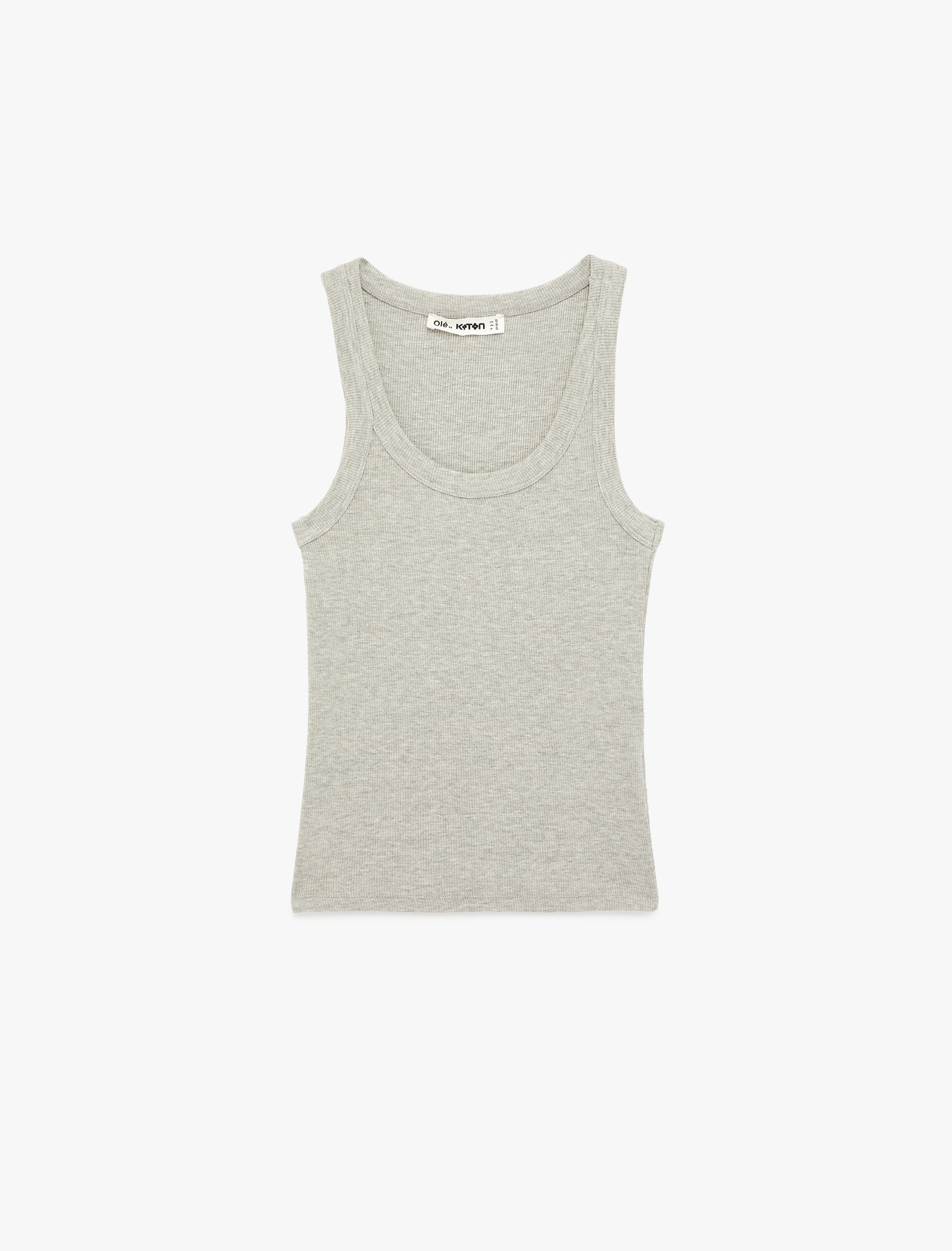   Kaşkorse U Yaka Kolsuz Slim Fit Atlet