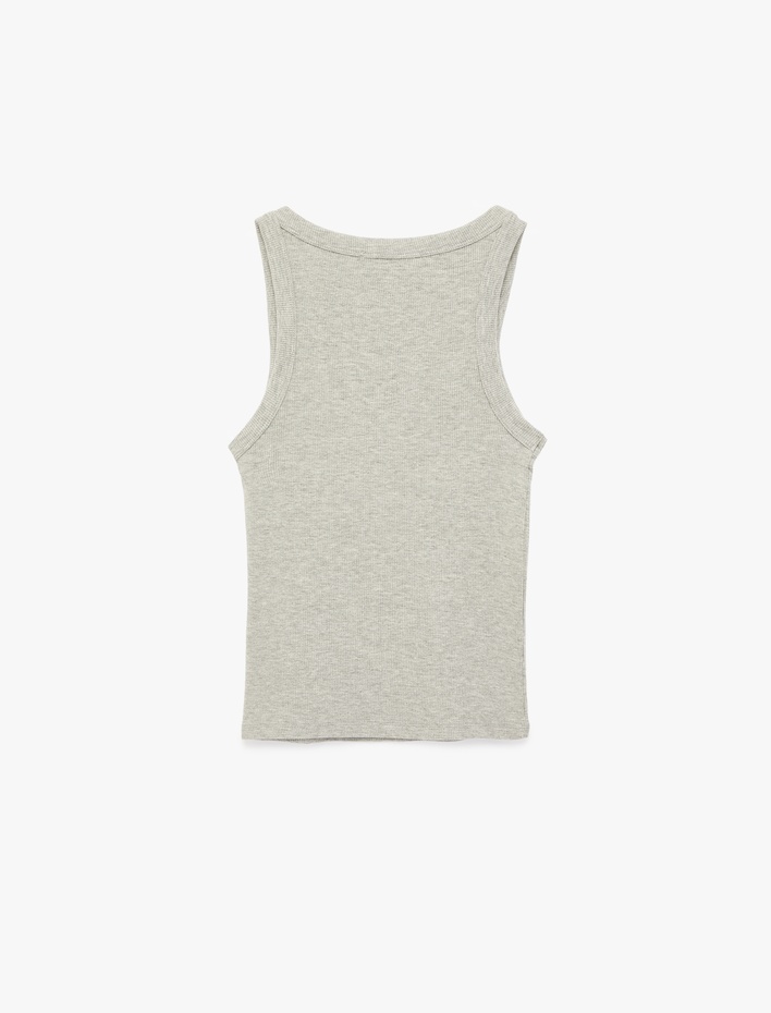  Kaşkorse U Yaka Kolsuz Slim Fit Atlet