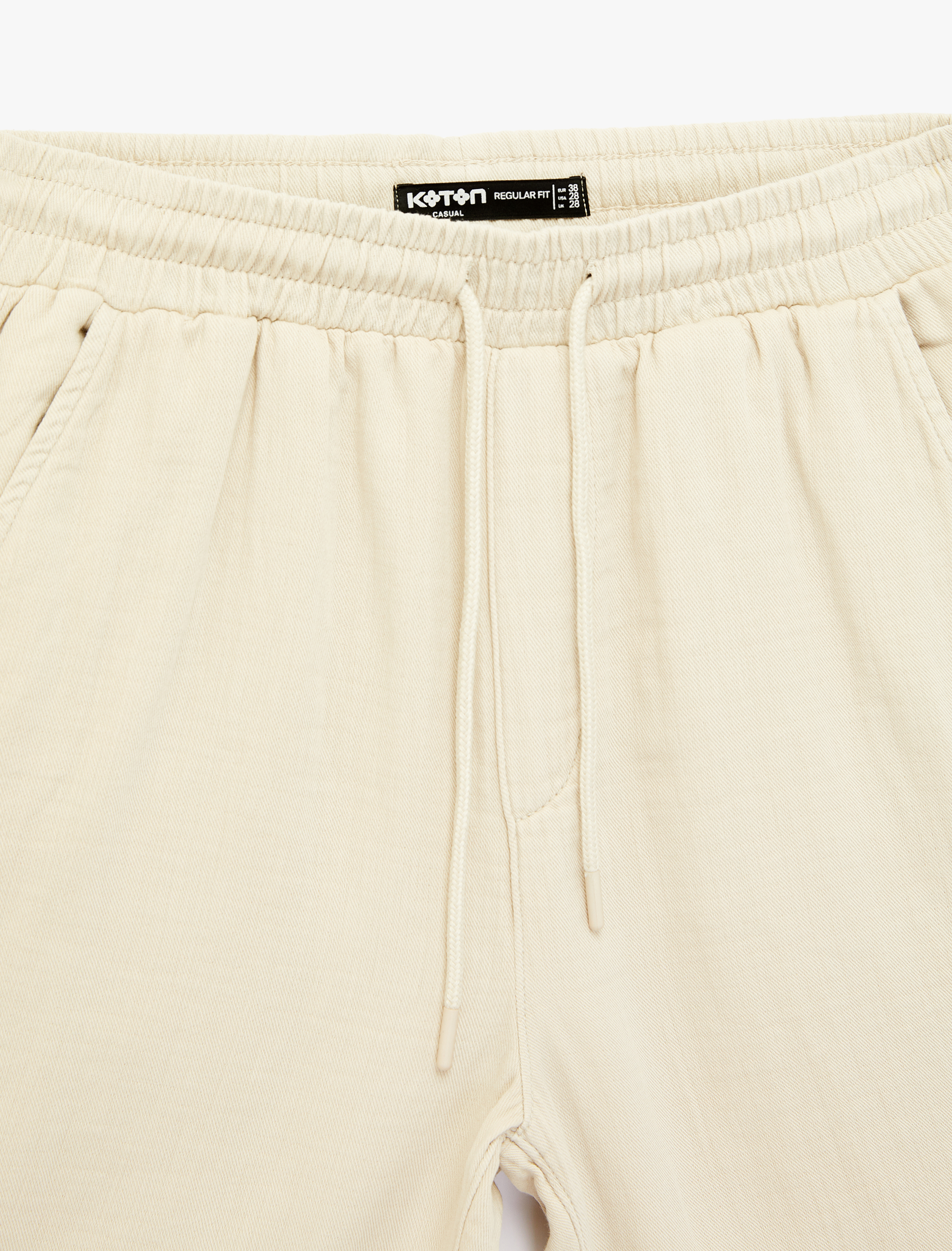   Pamuklu Regular Fit Cepli Beli Bağcıklı Şort