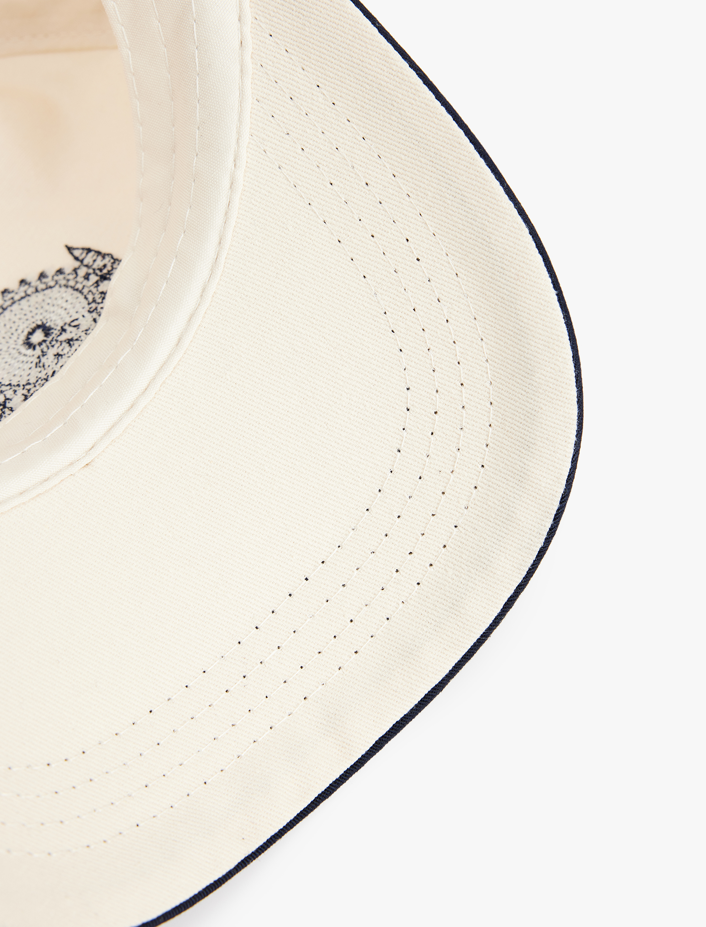  Erkek Renk Kontrastlı İşlemeli Kep Şapka