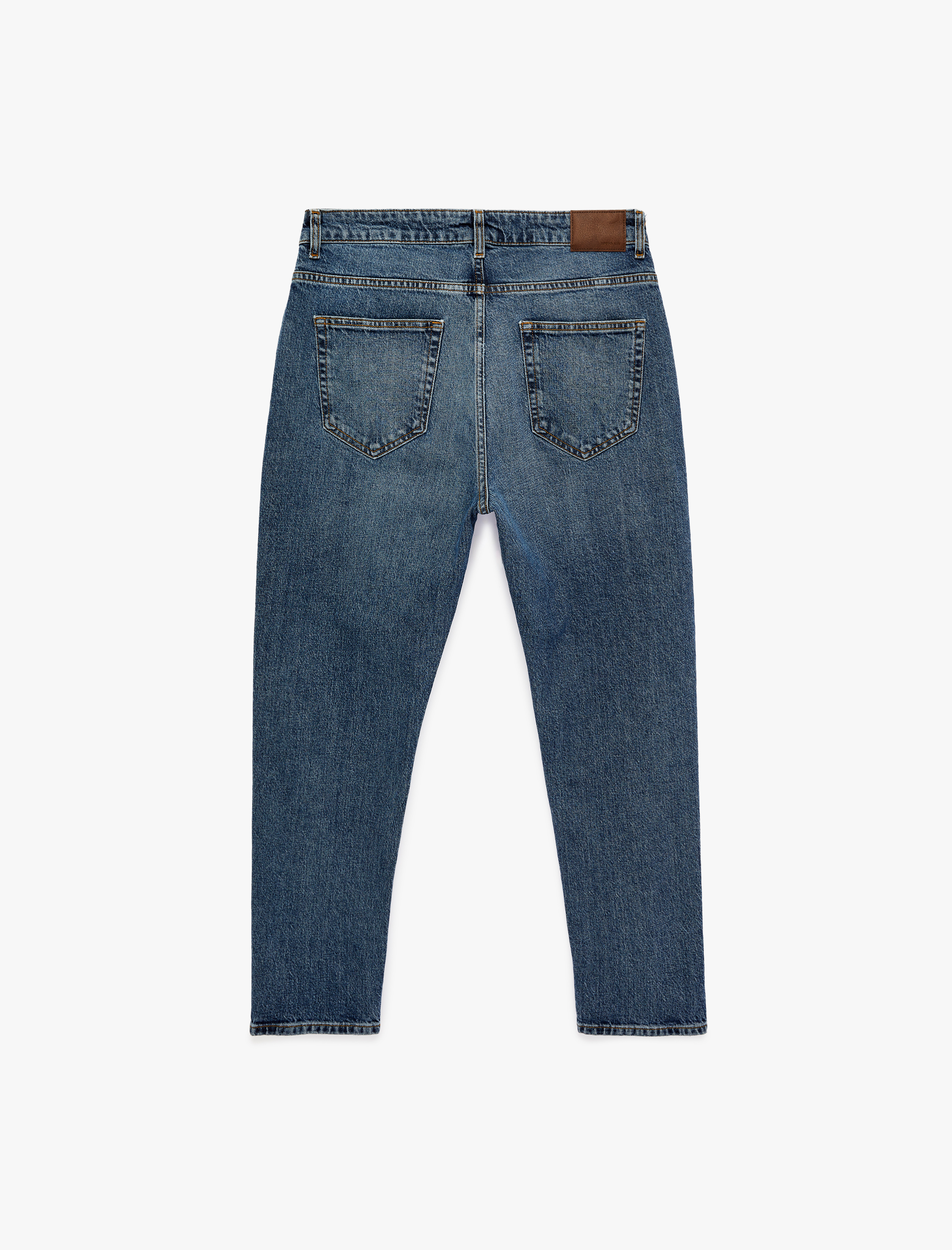  Pamuklu Regular Fit Normal Bel Tapered Jean Pantolon - Joe Jean
