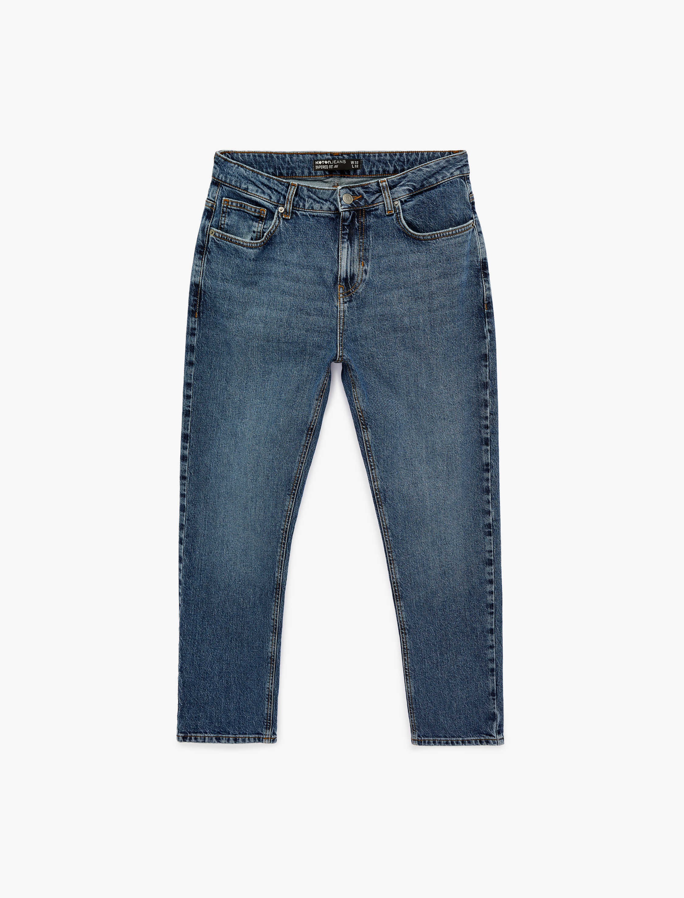   Pamuklu Regular Fit Normal Bel Tapered Jean Pantolon - Joe Jean